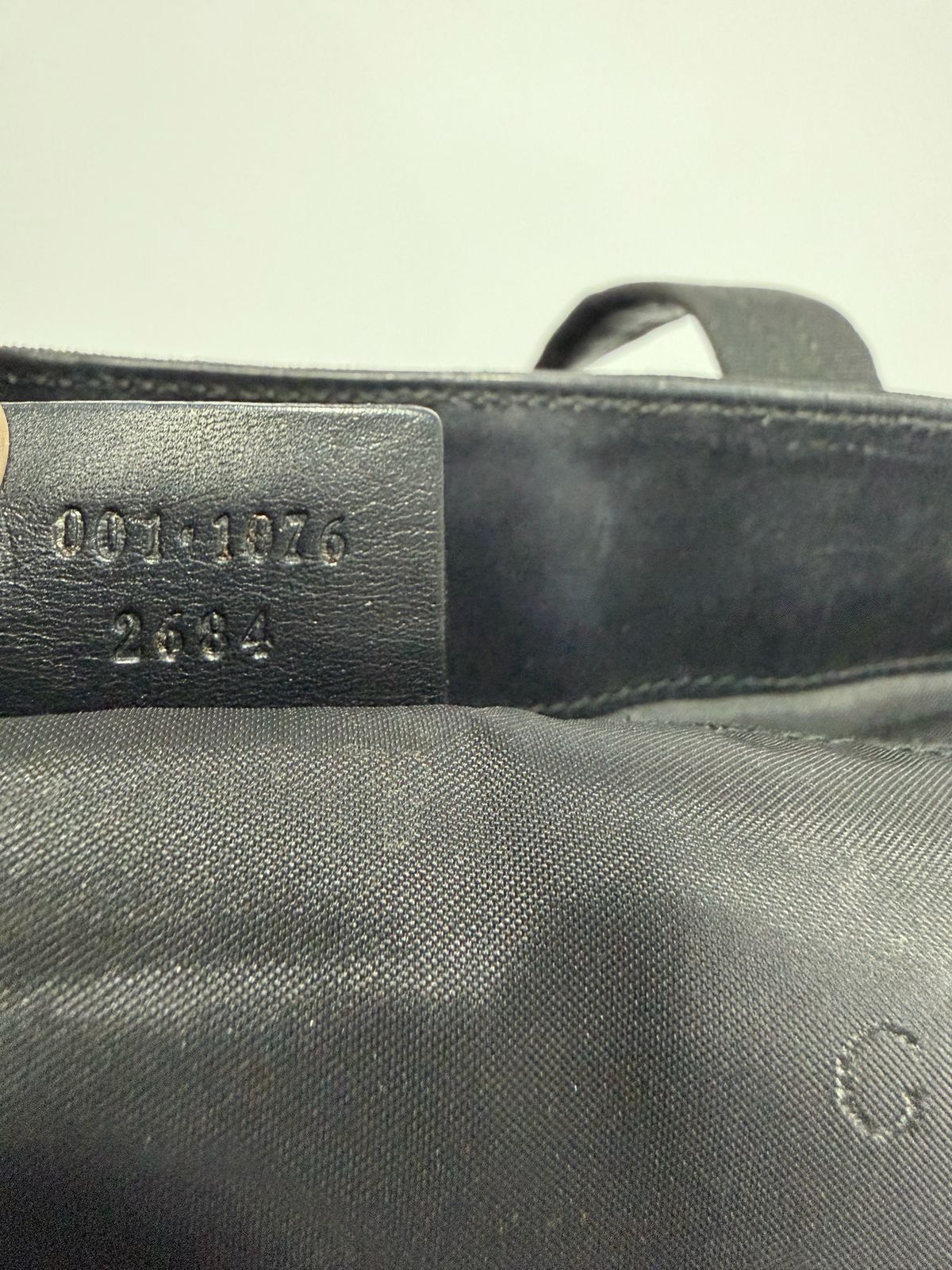 Gucci GUCCI Unisex Canvas Tote Bag Black Size ONE SIZE - 7 Thumbnail