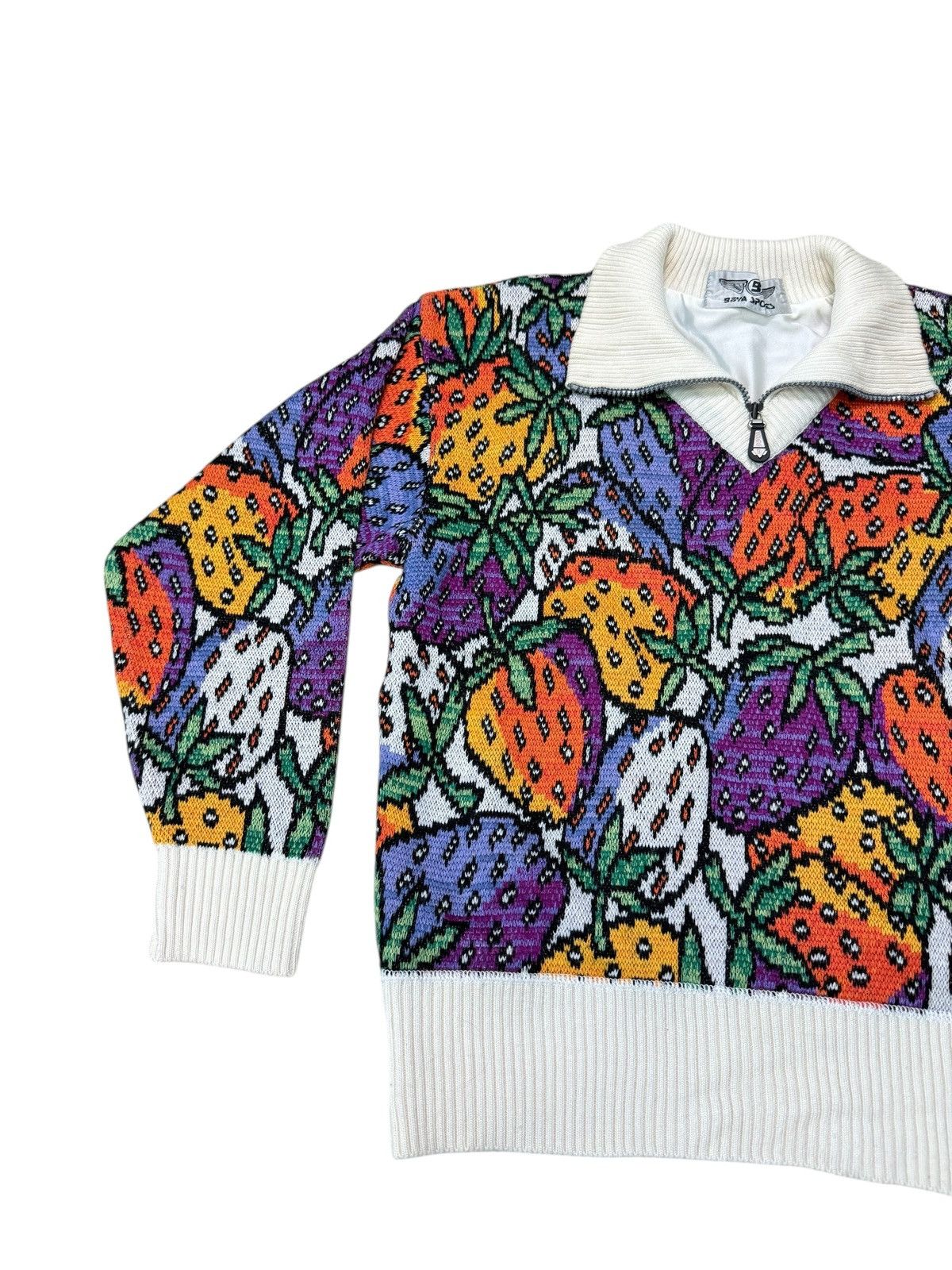 Vintage RARE VINTAGE BOYA SKI PRINTED FULL SWEATER Size US M / EU 48-50 / 2 - 3 Thumbnail