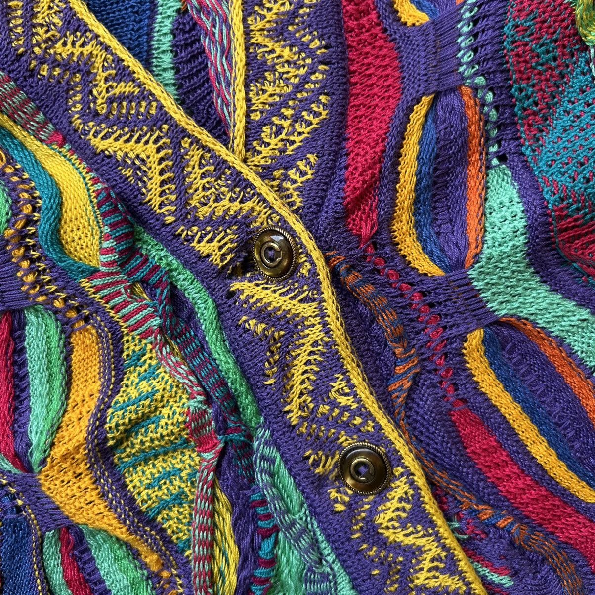 Coogi × Vintage Crazy Vintage Coogi 3D Cable Knit Sweater Size US S / EU 44-46 / 1 - 11 Thumbnail