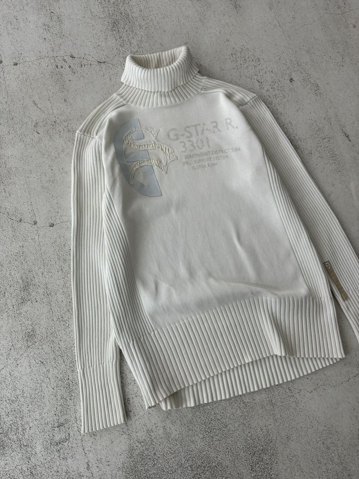 G-Star × Vintage G-Star Raw Vintage Roll Neck Size US L / EU 52-54 / 3 - 3 Thumbnail