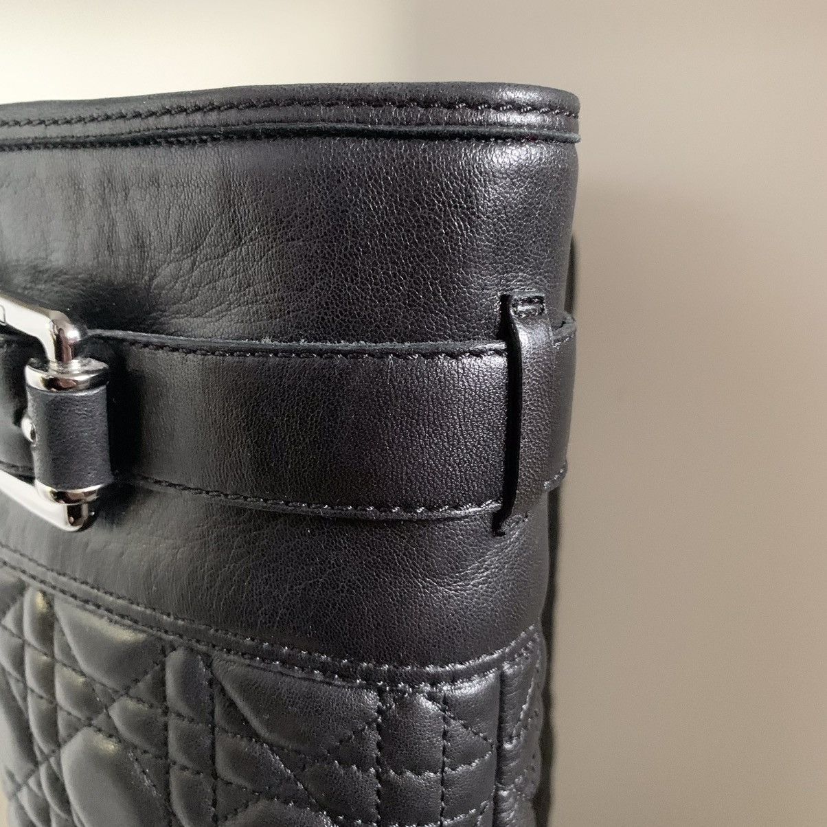 Dior Dior cannage quilted nappa leather boots Size US 6 / IT 36 - 9 Thumbnail
