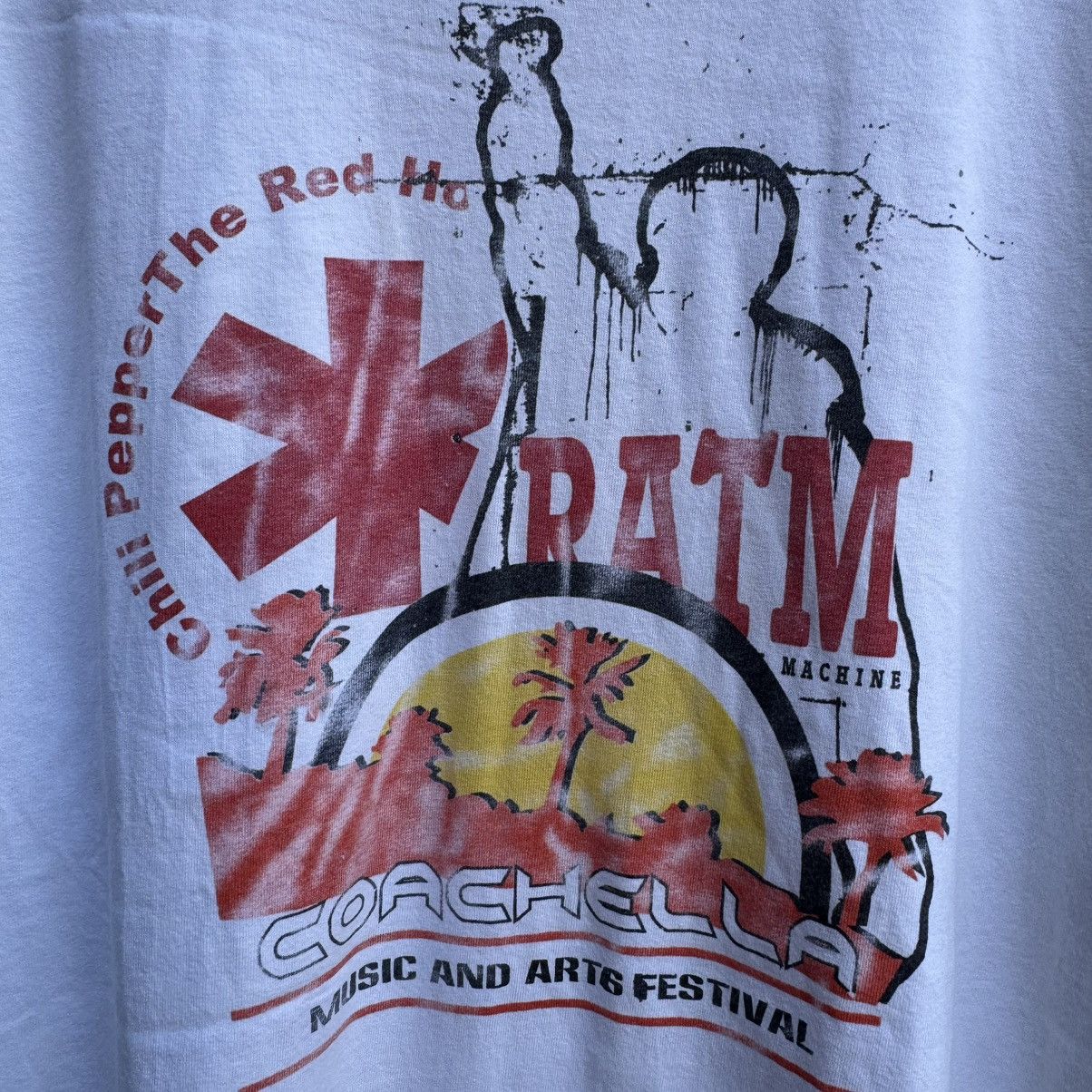Band Tees Vintage RAGE AGAINST THE MACHINE band Coachella festival 07 Size US XXL / EU 58 / 5 - 4 Thumbnail