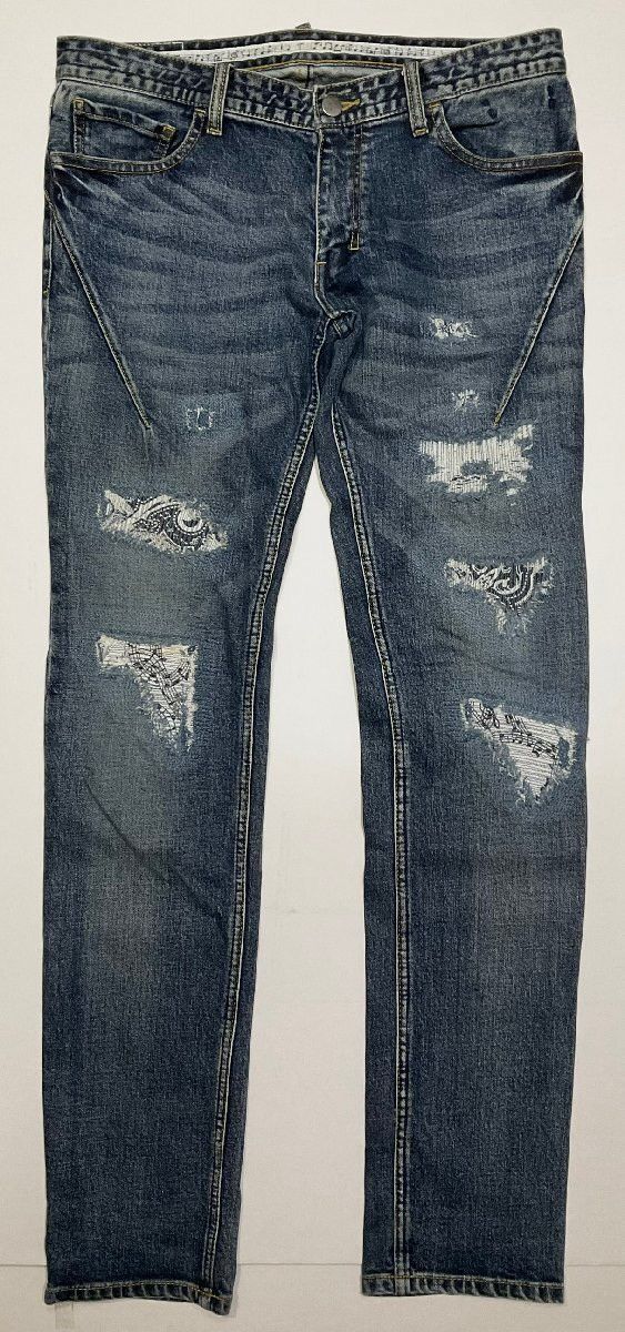 If Six Was Nine Number (N)ine SS07 distressed denim Size US 29 - 5 Thumbnail