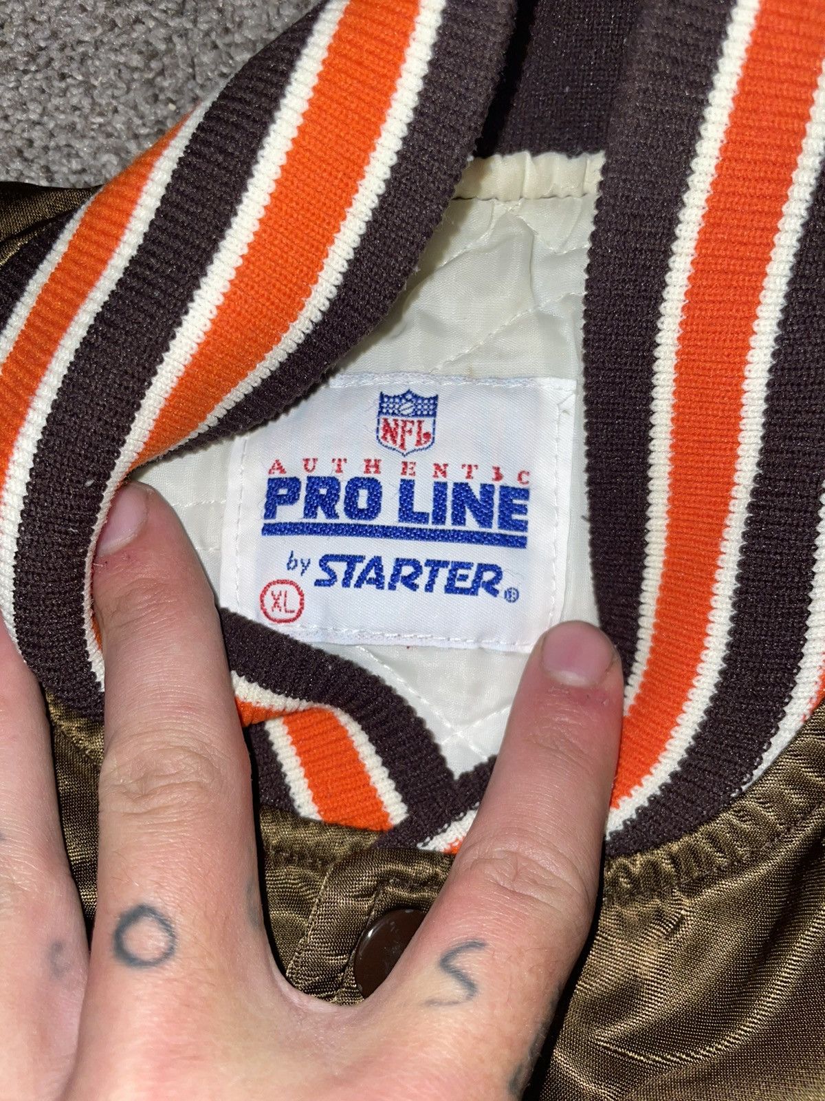 NFL × Vintage Vintage Browns NFL Bomber Size US XL / EU 56 / 4 - 2 Thumbnail