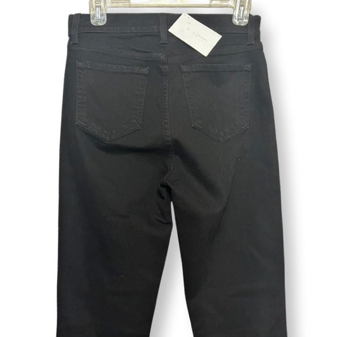 Baldwin Bldwn Vented Skinny Fit Jeans Side Slits Hem Black W 27 NWT Size 27" / US 4 / IT 40 - 5 Thumbnail