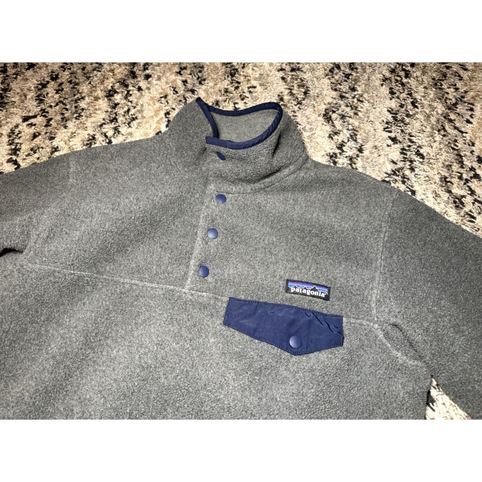 Patagonia Patagonia Snap-T Fleece Pullover Womens Small Gray Pullover Synchilla Sweater Grey Women S Snap-T Snap-T Fleece Pullover Patagon ia Size S / US 4 / IT 40 - 2 Thumbnail