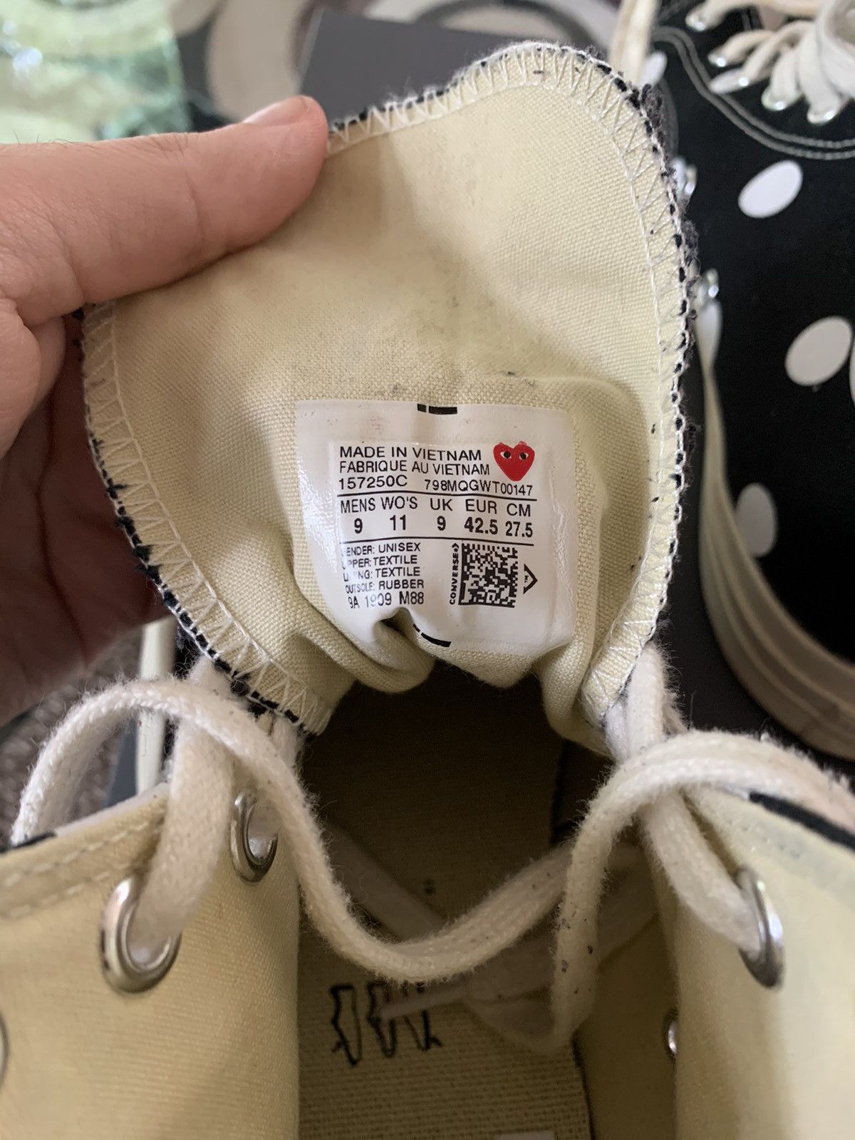 Comme des Garcons × Converse Commes des Garçons PLAY x Converse Size US 9 / EU 42 - 6 Thumbnail