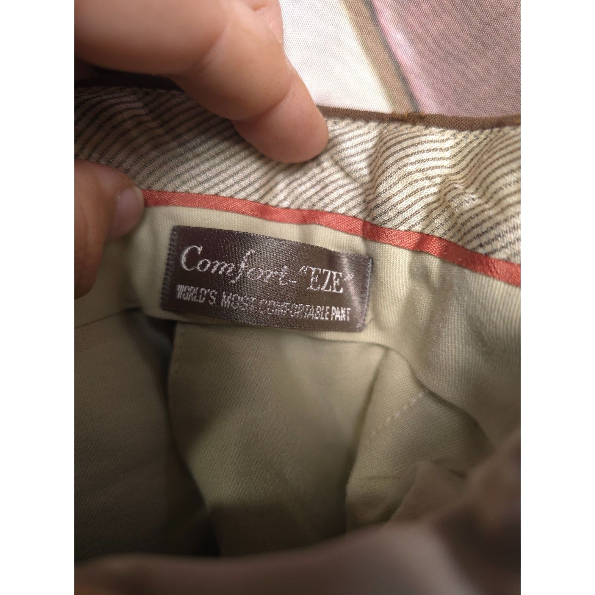 Vintage Ballin Classic Mens Comfort EzE Pleated Pants Size 34R - 4 Thumbnail