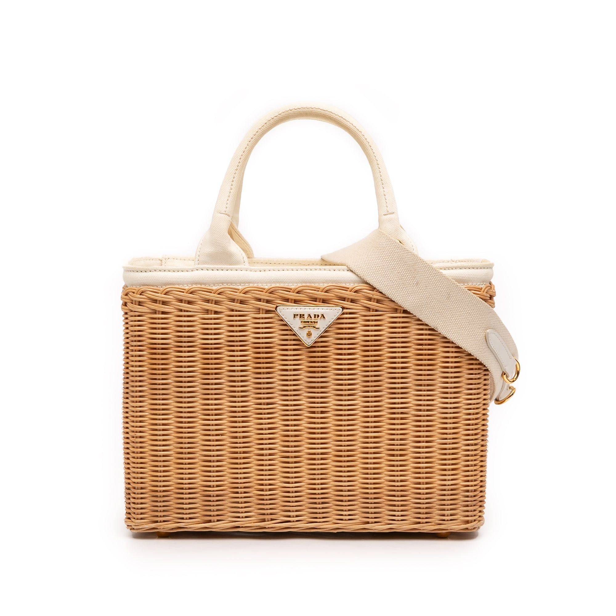 Prada Wicker Satchel Size ONE SIZE - 1 Thumbnail