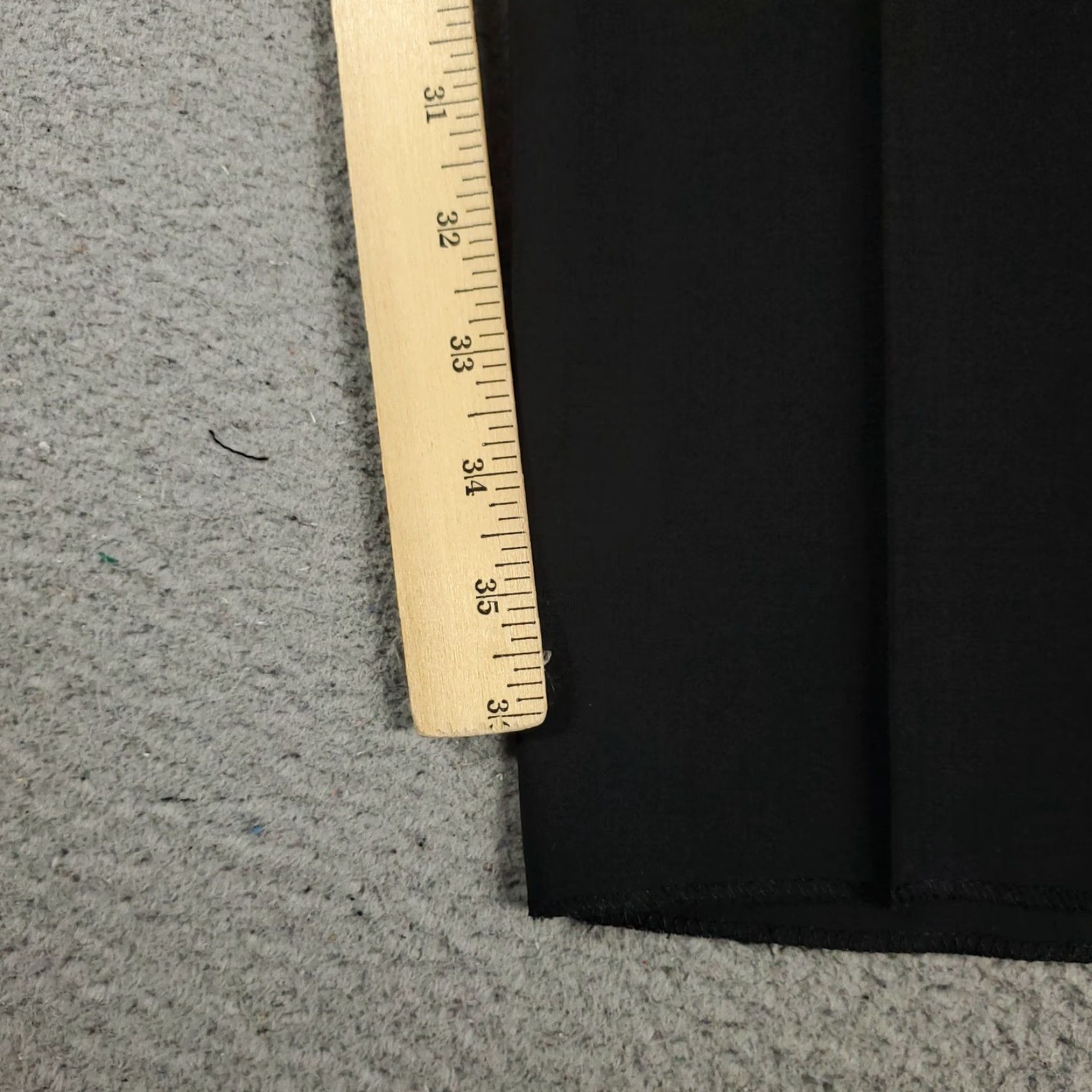 Zanella Zanella Mens Pants 40x38 Black Dress Pants Trousers Wool Unhemmed Flat Front Size US 40 / EU 56 - 5 Thumbnail