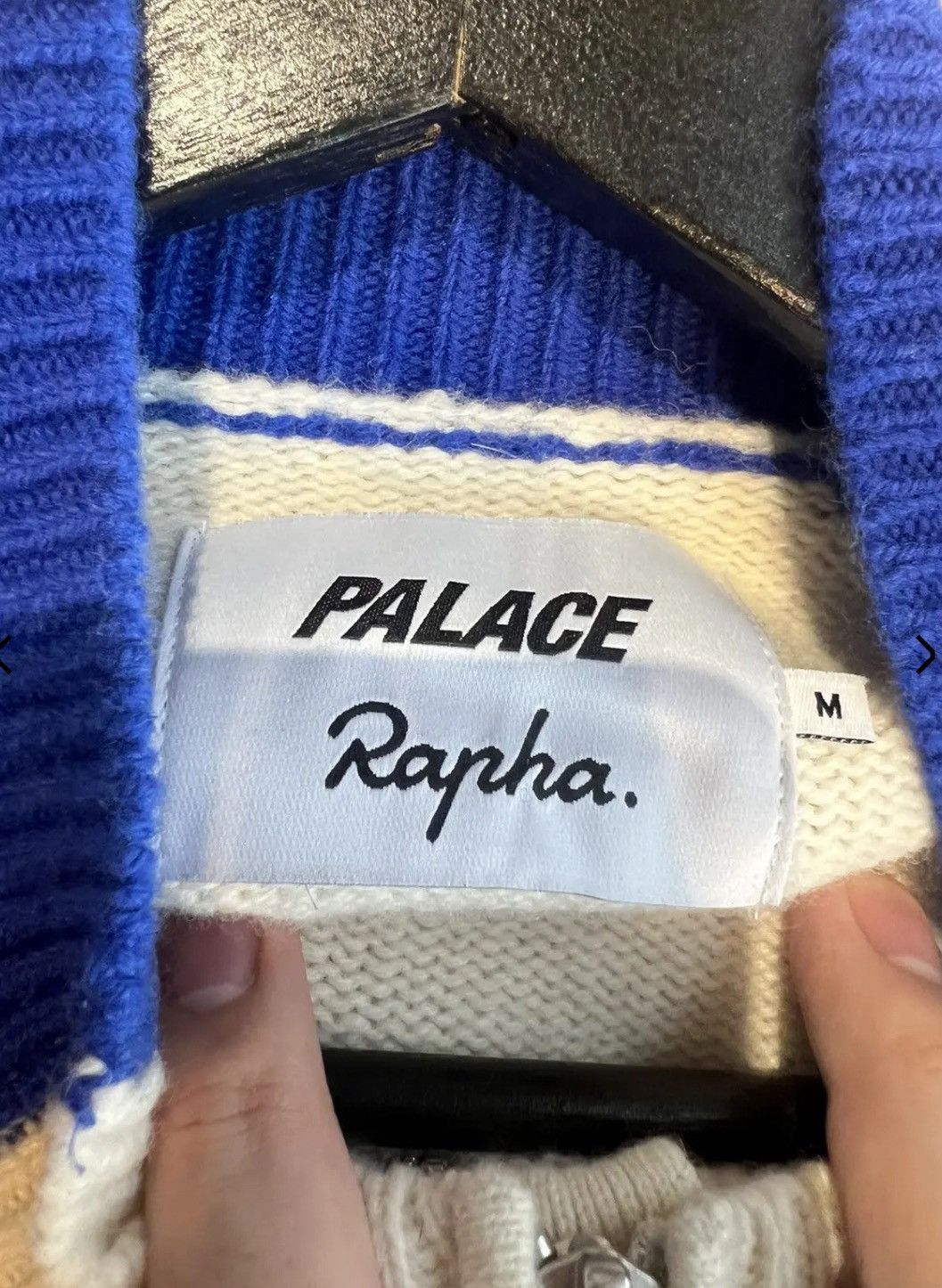 Palace Palace Rapha zip knit white M Size US M / EU 48-50 / 2 - 8 Thumbnail