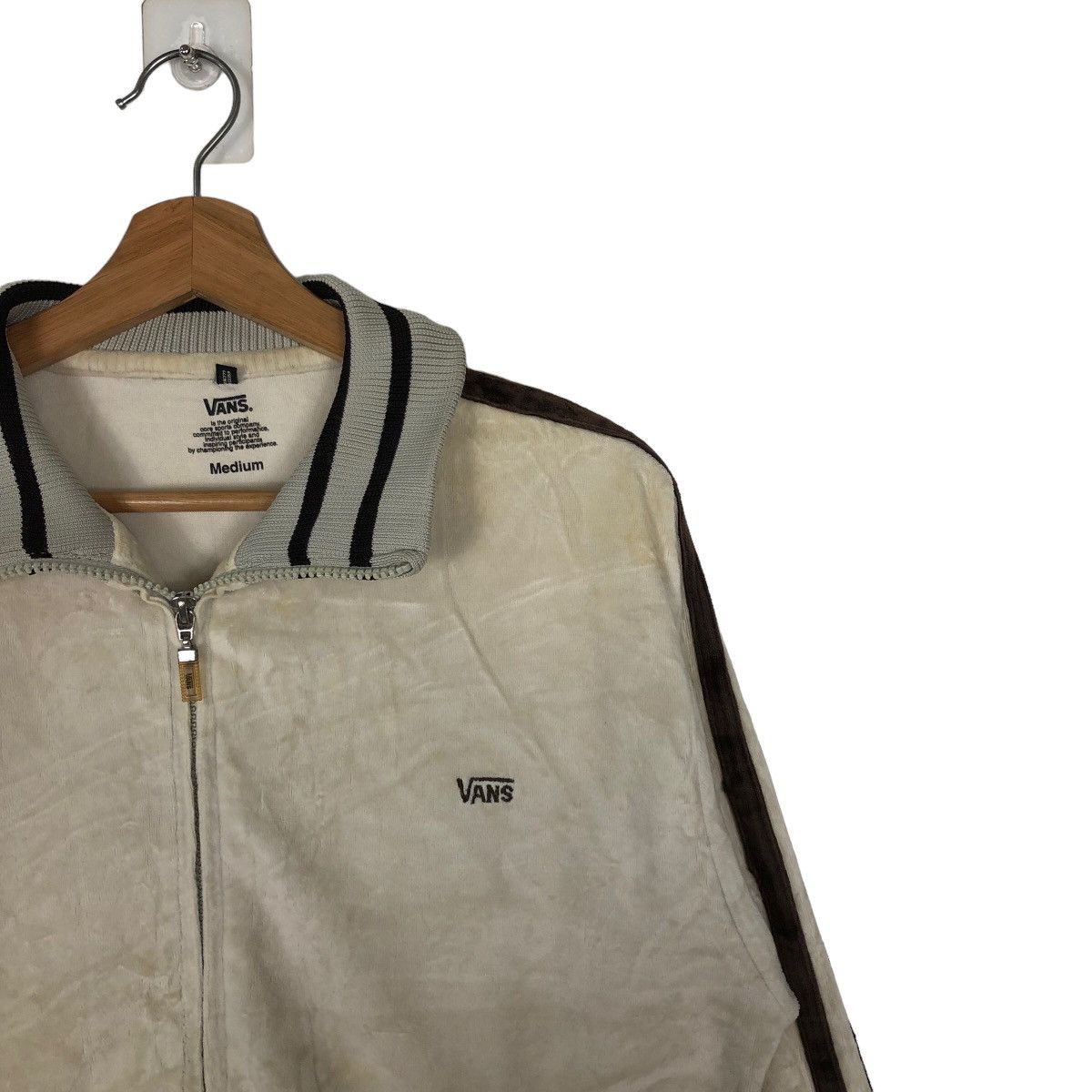 Japanese Brand 🔥Vintage Zipper Jacket Vans Skate Size US M / EU 48-50 / 2 - 6 Thumbnail