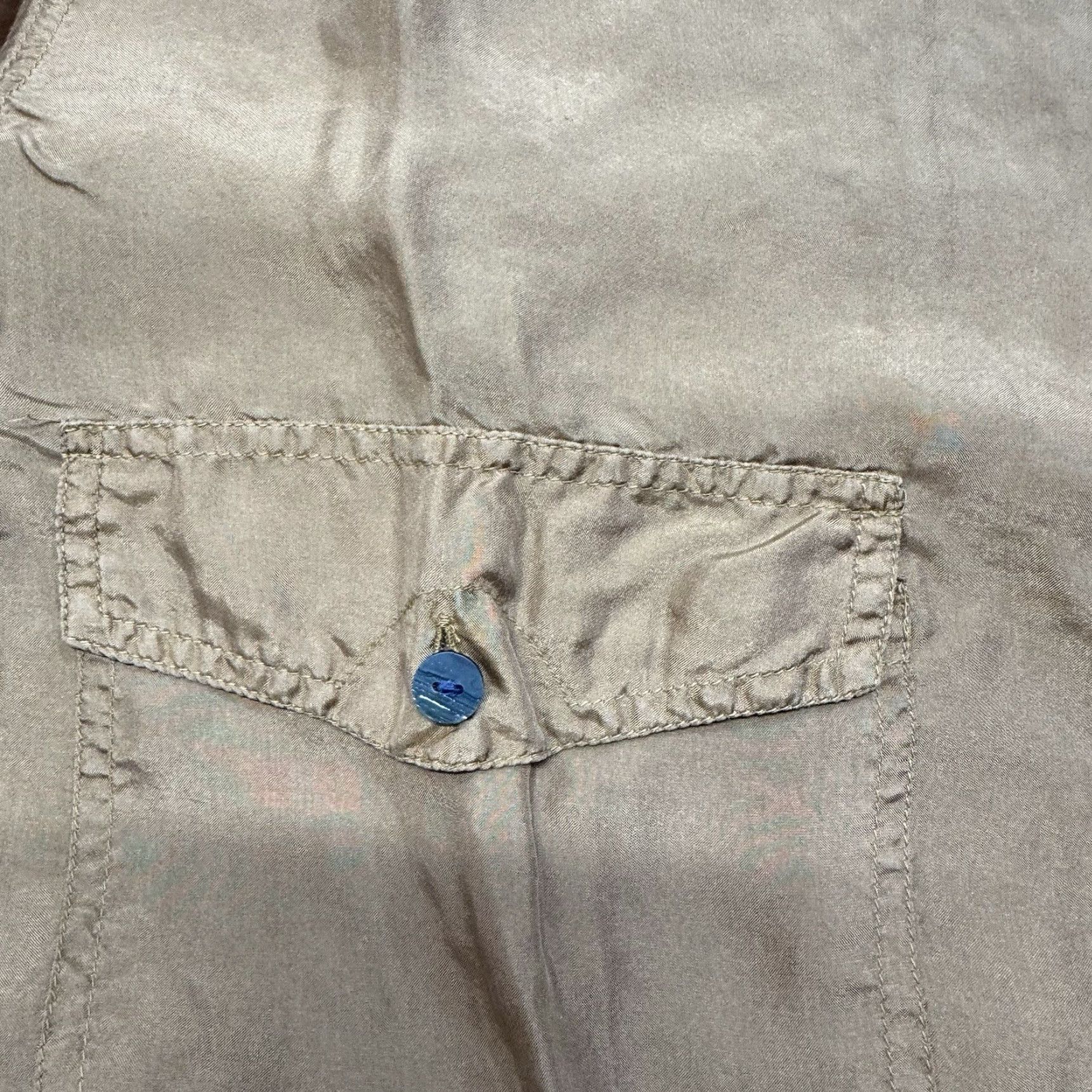 Vintage VINTAGE Substudio Silk Button-Up Shirt Mens L 80s Golden Brown Club Dance Rave Size US L / EU 52-54 / 3 - 6 Thumbnail