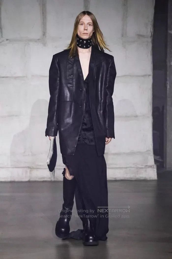 Rick Owens Rick Owens IT 48 22FW waxed leather Tatlin jacket| Size US M / EU 48-50 / 2 - 7 Thumbnail