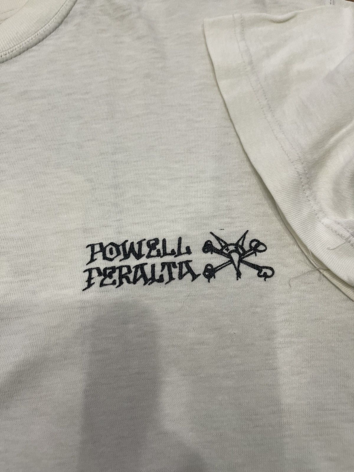 Powell Peralta RARE Vintage Powell Peralta Bones Fang Logo Tee - OG Skate M Size US M / EU 48-50 / 2 - 5 Thumbnail