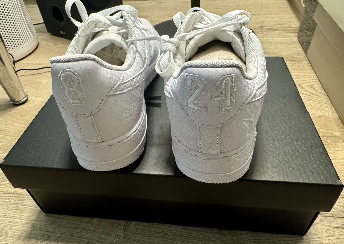 Jordan Brand Nike Air Jordan 1 Low Kobe Bryant Forever White Size US 9.5 / EU 42-43 - 3 Thumbnail