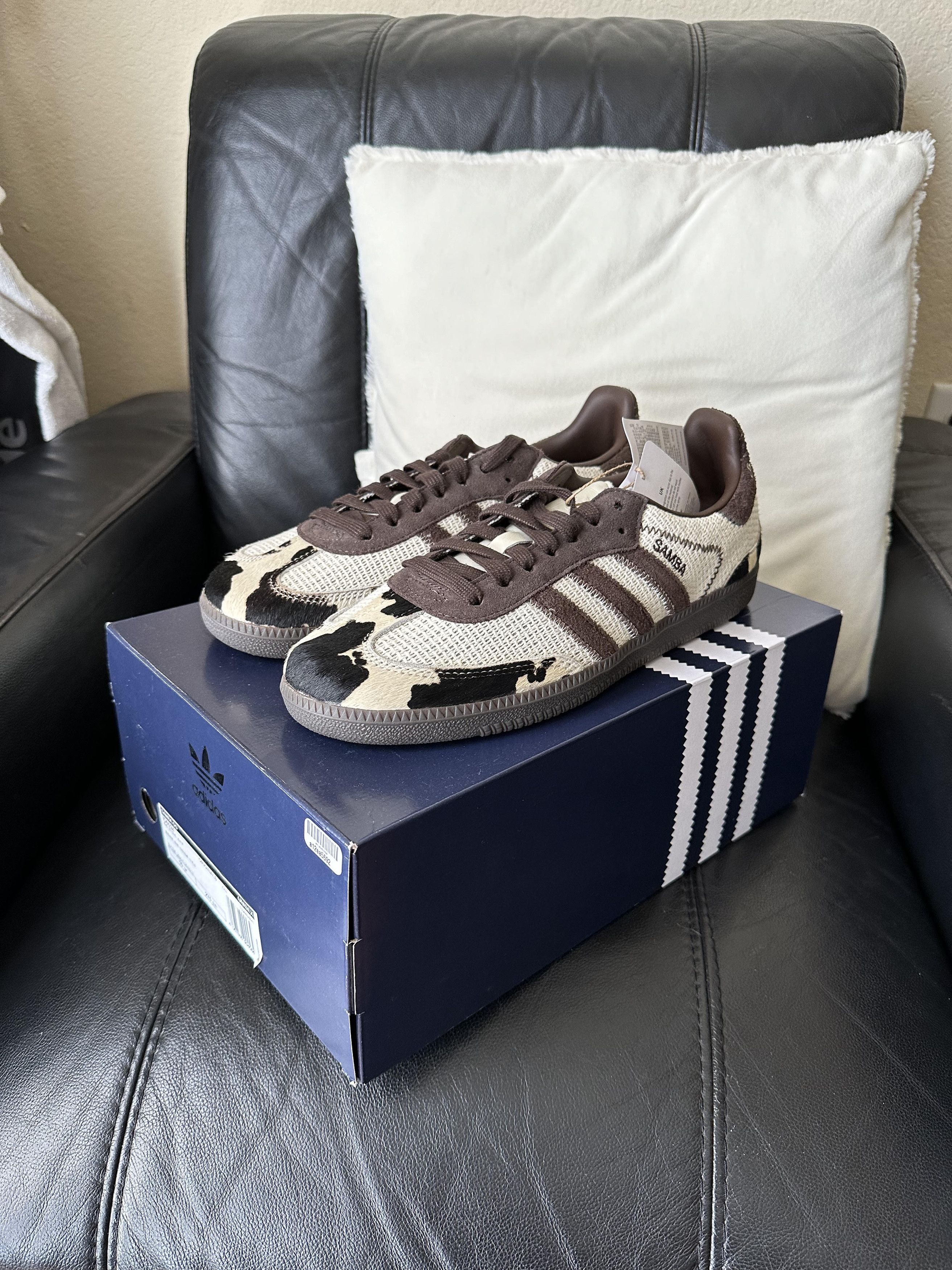adidas gazelle silver green womens Adidas Samba OG Notitle Cow Print  VK Sneakers