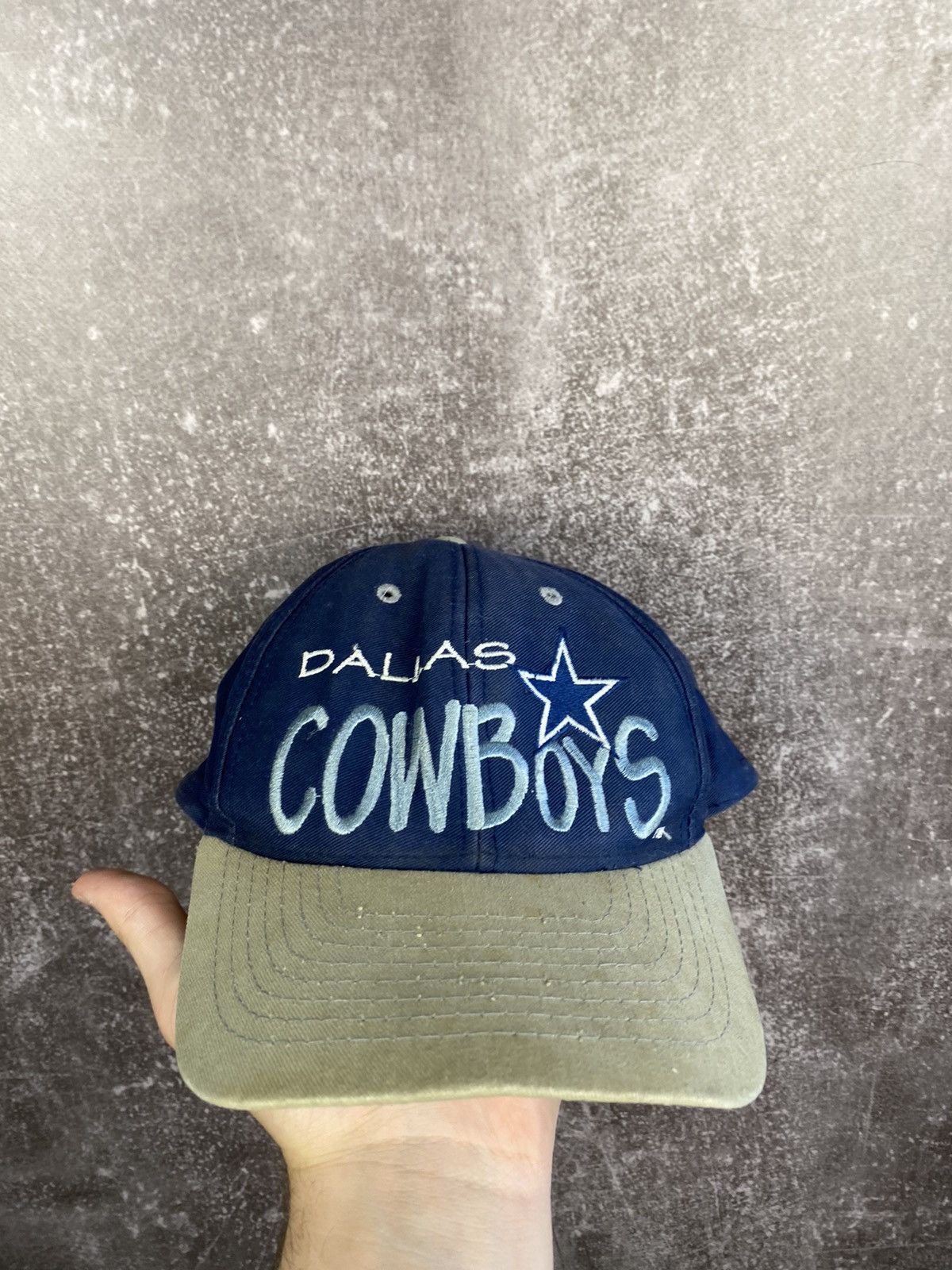 Vintage Dallas Cowboys Vintage Blue Snap Back Hat Size ONE SIZE - 1 Thumbnail