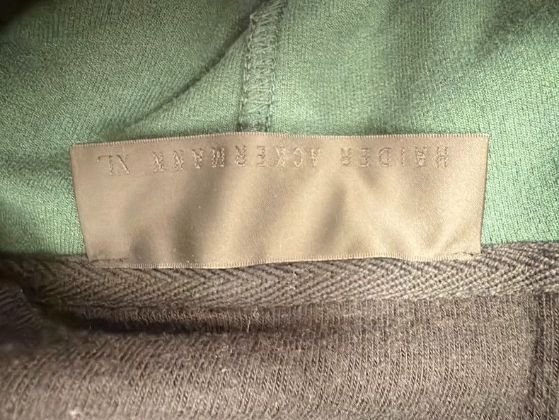 Haider Ackermann Haider Ackermann Green velvet hoodie Size US XL / EU 56 / 4 - 3 Thumbnail