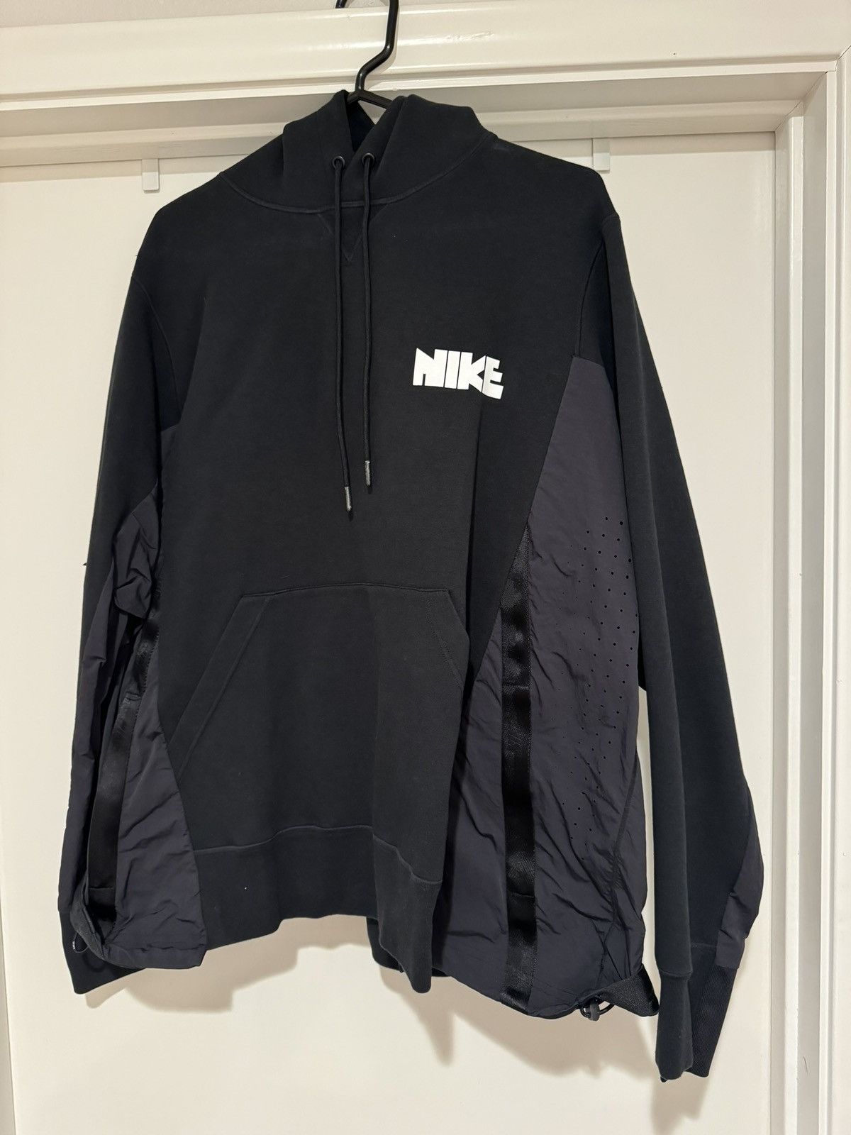 Nike Nike X Sacai Black Hoodie Size XL | Grailed