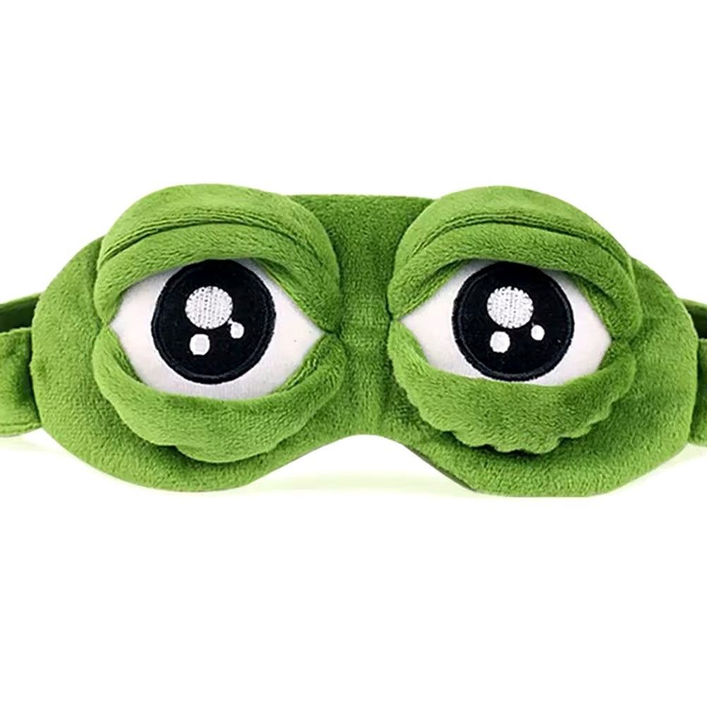 Other Sad Frog Sleep Mask Natural Eyeshade Cover Shade Patch Size ONE SIZE - 2 Thumbnail