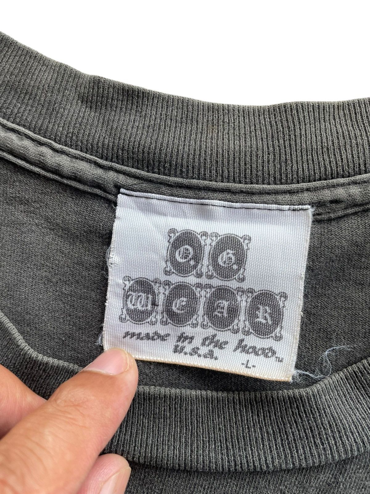 Vintage VTG 90s Destroyed Original Gangster O.G. Tee Size US L / EU 52-54 / 3 - 16 Thumbnail