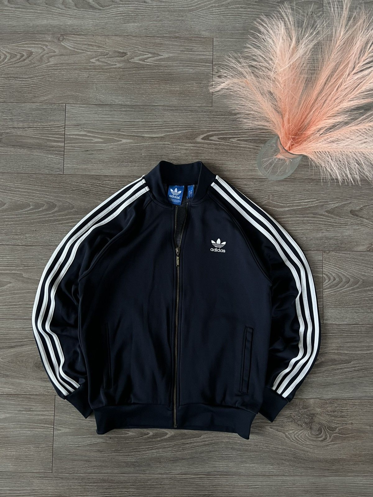 Adidas × Other ‼️Adidas 3 Stripes Track Beanbauer Vintage Y2k Zip Sweatshirt Size US M / EU 48-50 / 2 - 1 Thumbnail