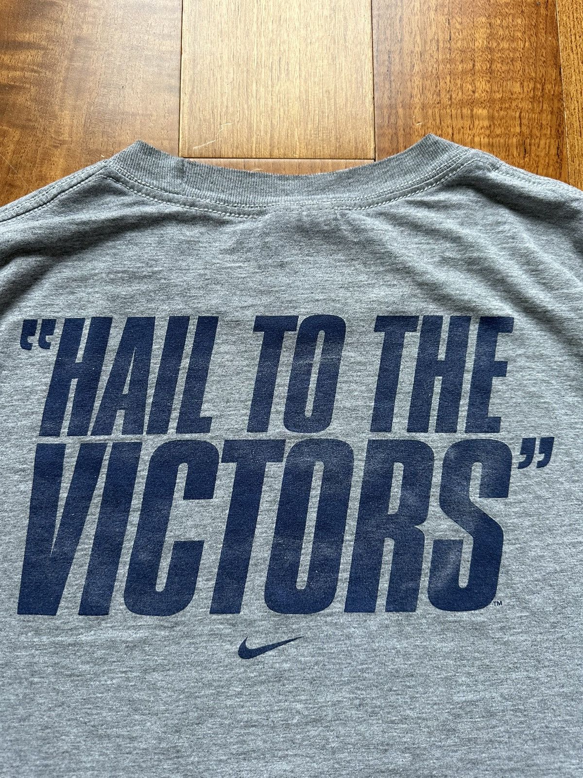Nike Vintage Y2K 00s Nike Michigan Wolverines Hail To The Victor Size US XL / EU 56 / 4 - 6 Thumbnail