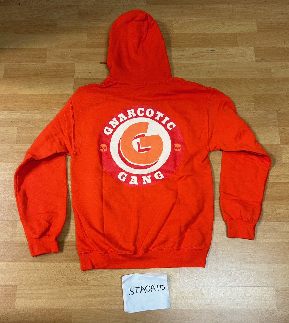 Gnarcotic × Rap Tees Lil Gnar Gnarcotic Gang Popeyes Hoodie Orange Size US S / EU 44-46 / 1 - 1 Thumbnail
