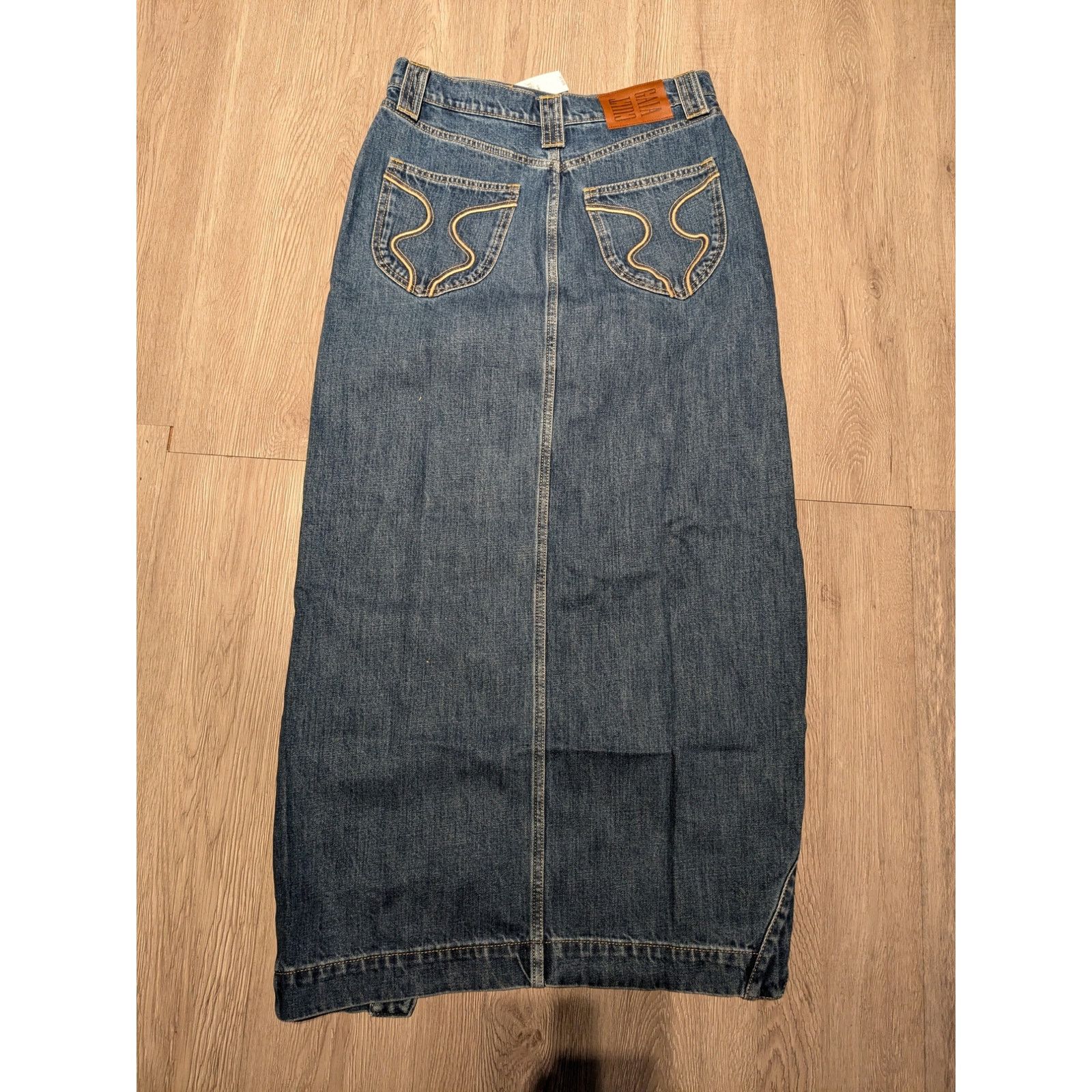 Cult Gaia Gap × Cult Gaia - Asymmetrical Denim Maxi Skirt / 26 / NWT Size 26" / US 2 / IT 38 - 4 Thumbnail