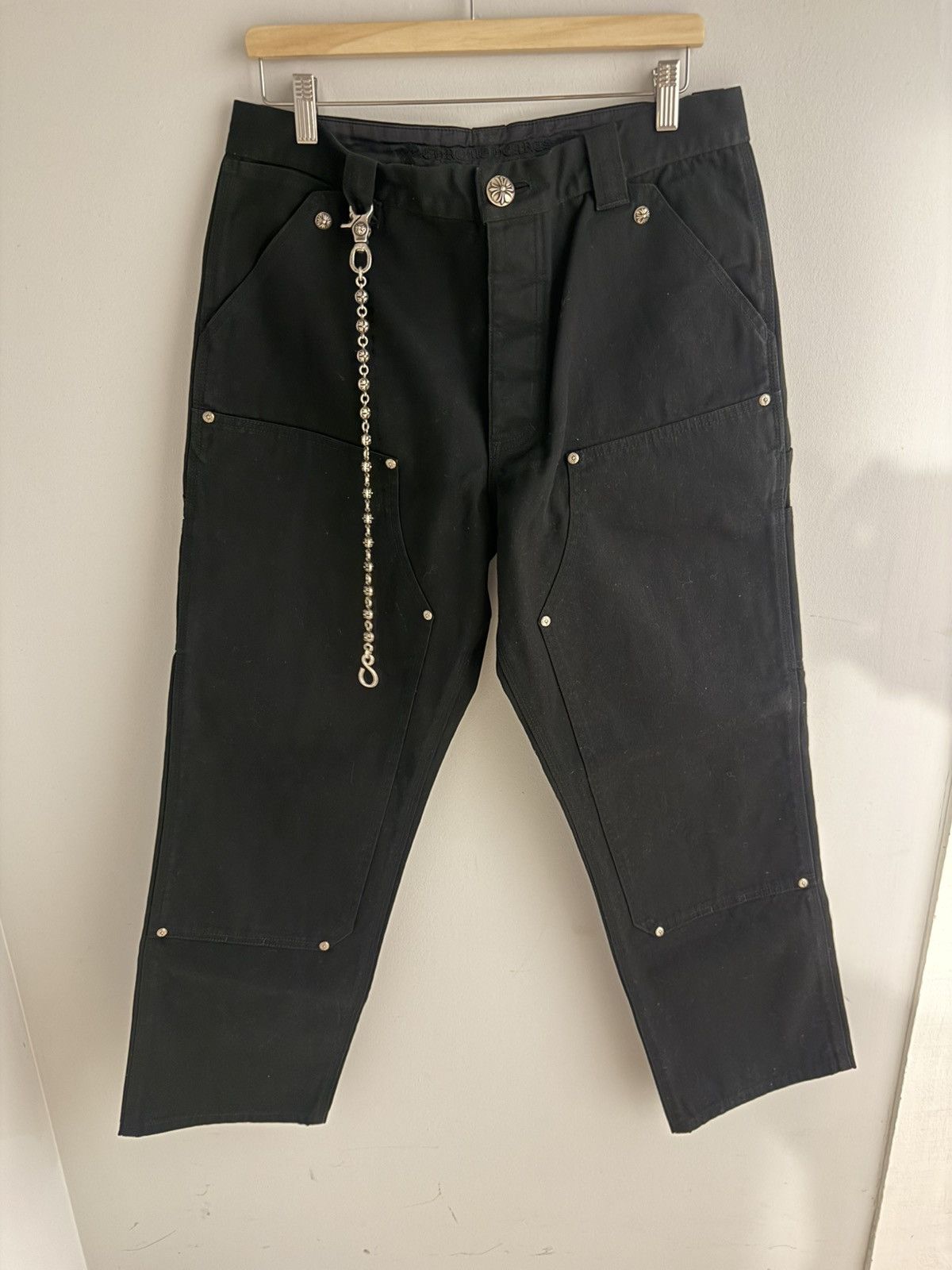 Chrome Hearts Chrome hearts carpenter pants Size US 33 - 1 Thumbnail