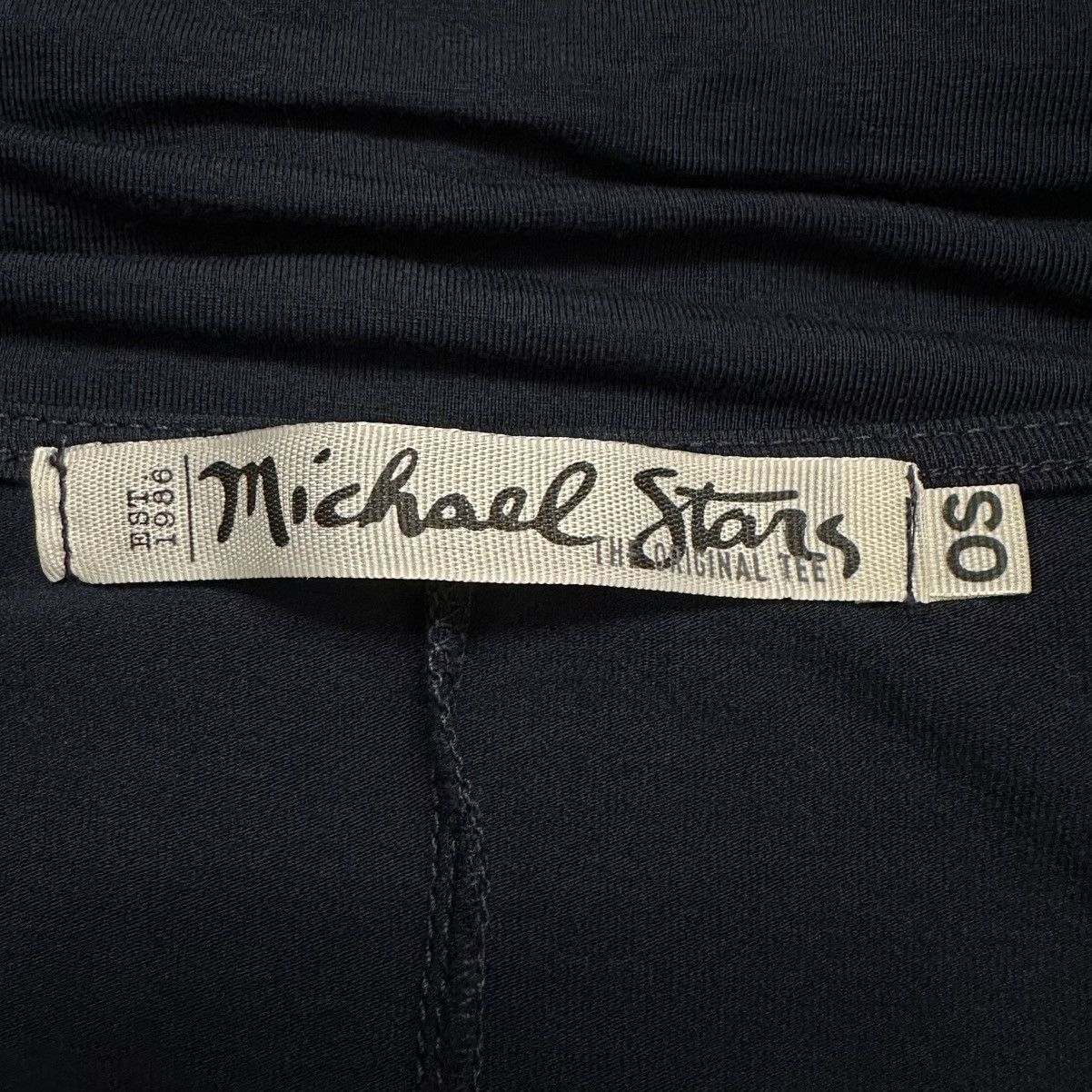 Michael Stars Michael Stars Cowl Neck Stretch Jersey Knit Mini Dress Size L / US 10 / IT 46 - 11 Thumbnail