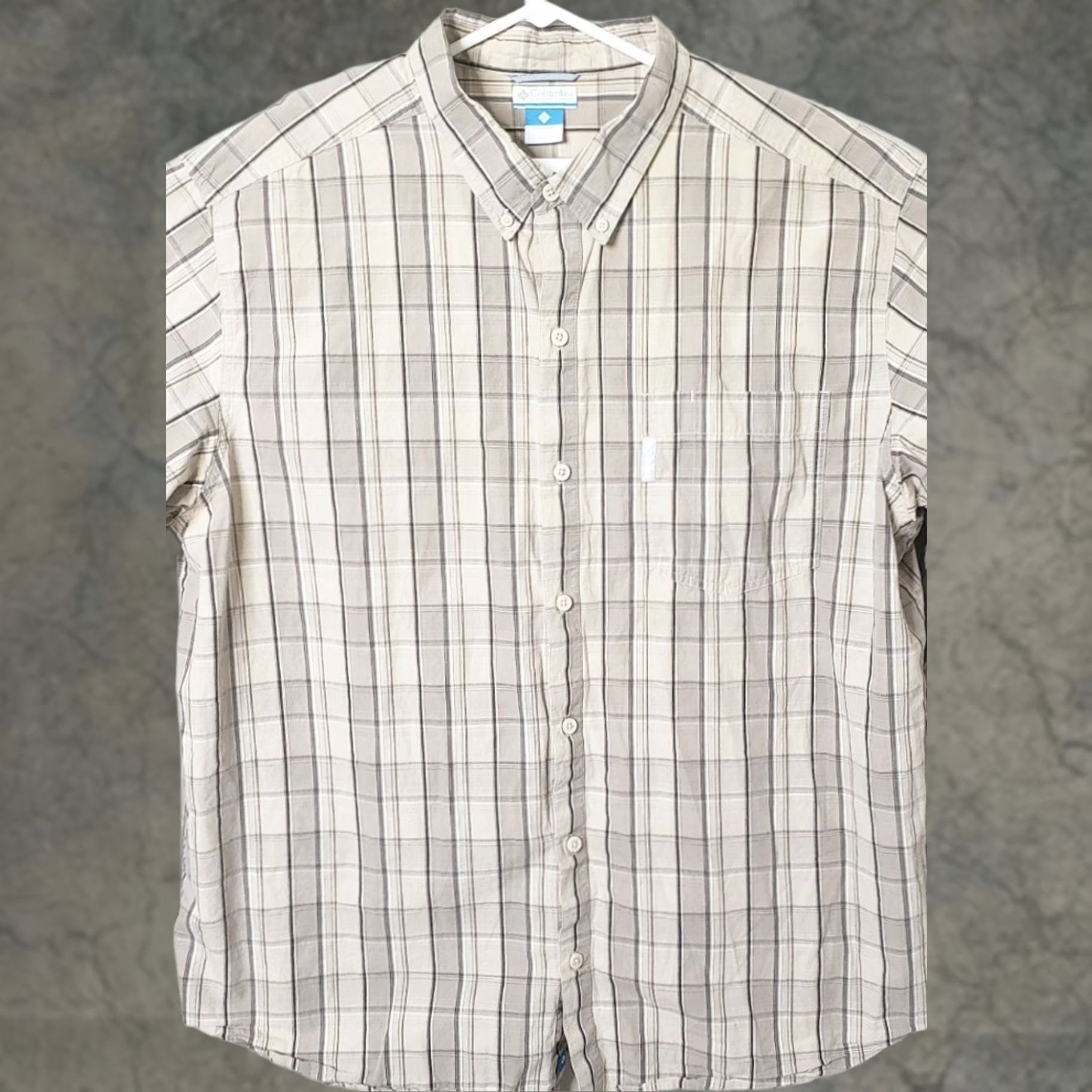 Vintage Columbia Men XXL Beige Plaid Long Sleeve Button-Up Shirt Casual Hiking Workwear Size US XXL / EU 58 / 5 - 1 Thumbnail