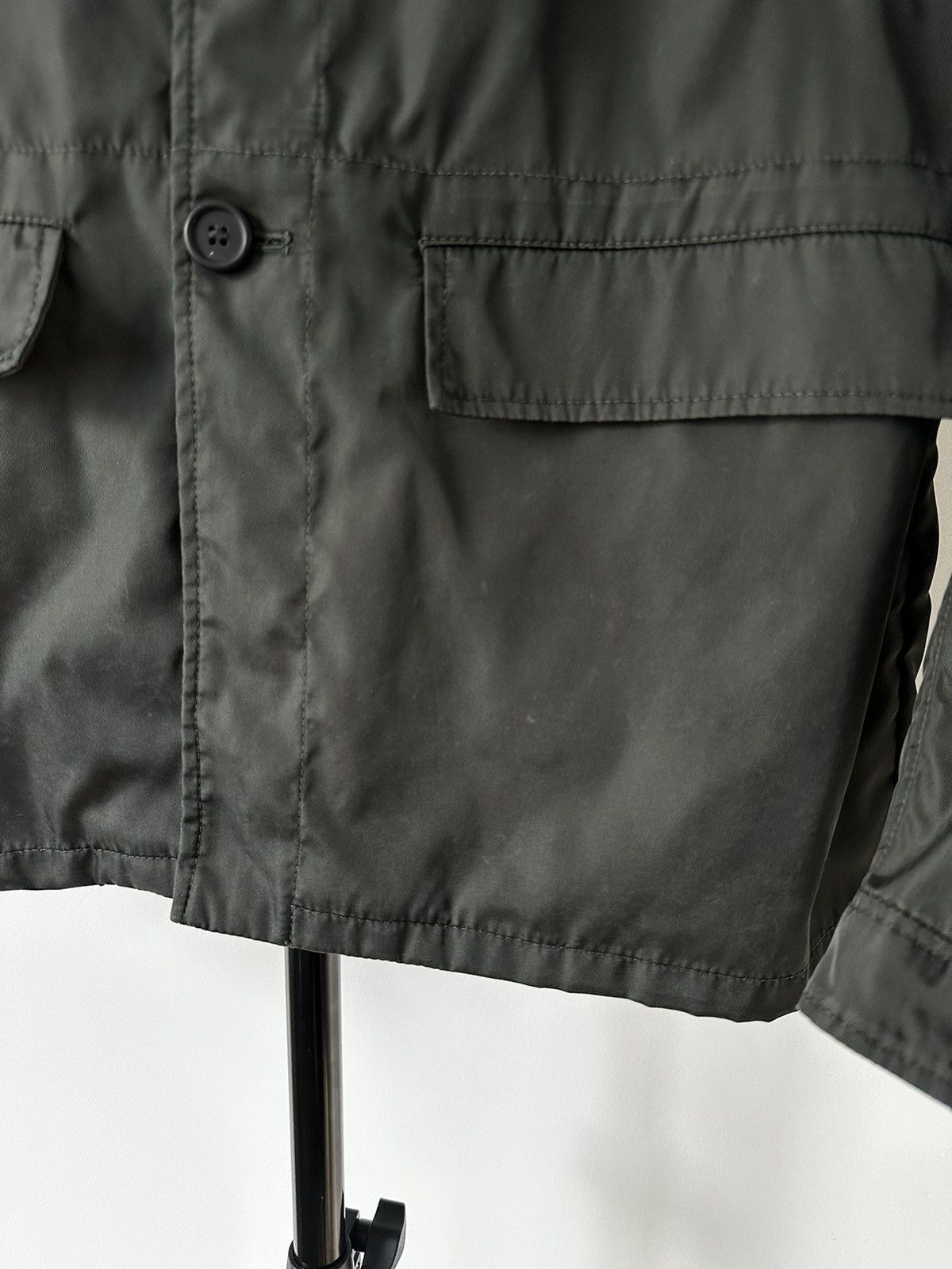 Prada Prada Black Tab Dark Green Jacket with Lining Size US L / EU 52-54 / 3 - 5 Thumbnail