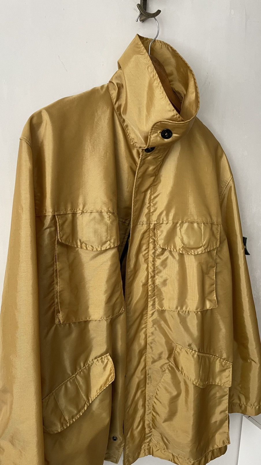 Stone Island archival stone Island formula steel gold shimmer 1996 Size US L / EU 52-54 / 3 - 2 Thumbnail