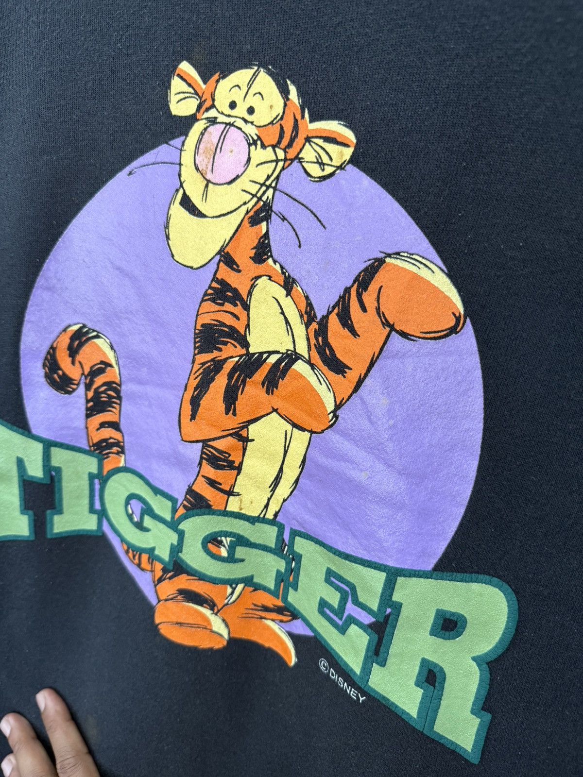 Cartoon Network × Disney × Vintage 🔥 Vintage 90s Hanes Heavy Cotton Tiger Disney Sweatshirt - M Size US M / EU 48-50 / 2 - 4 Thumbnail
