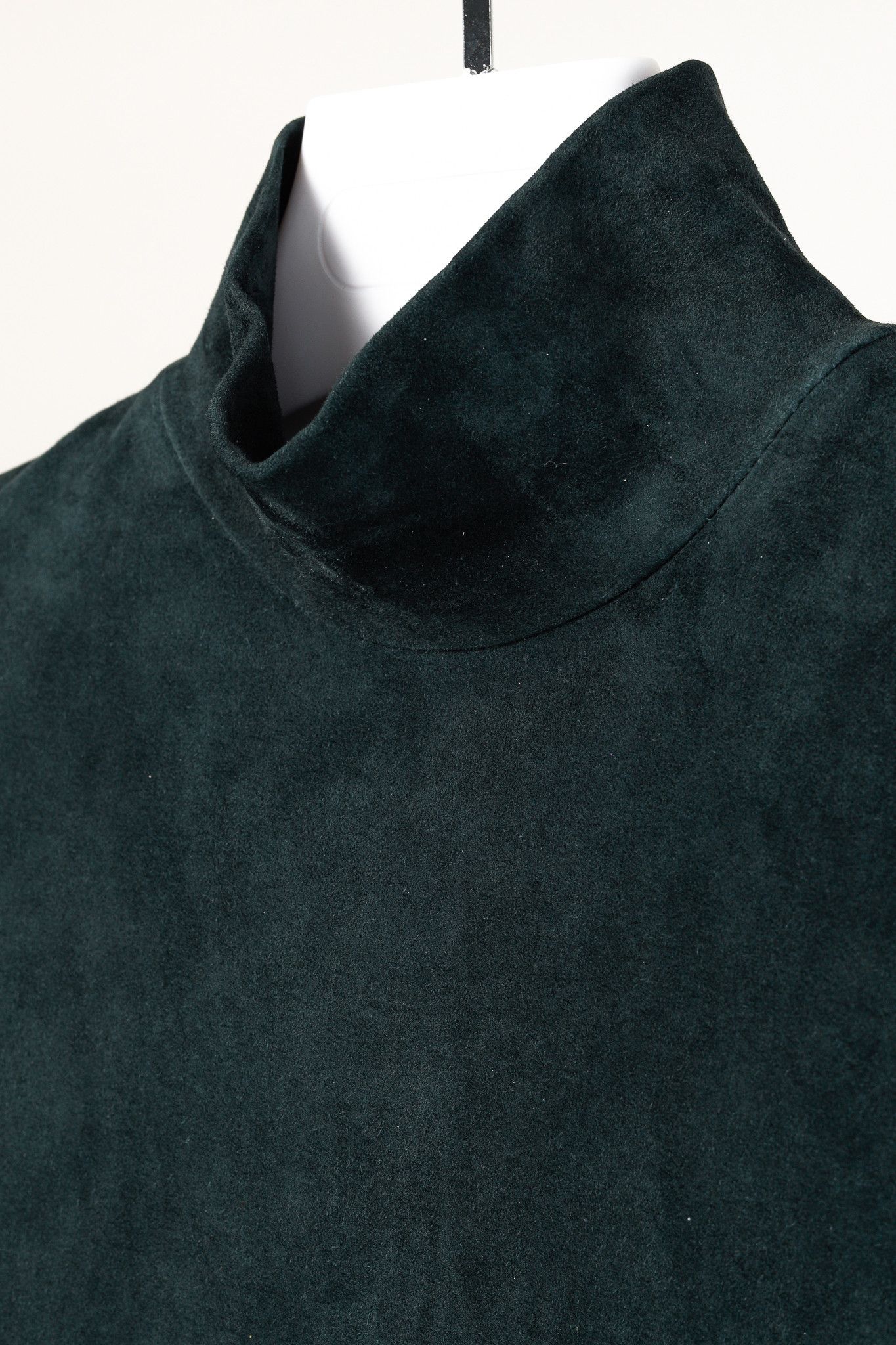The Row The Row Beatty Dark Green Stretch-Suede Turtleneck Top Size M / US 6-8 / IT 42-44 - 6 Thumbnail
