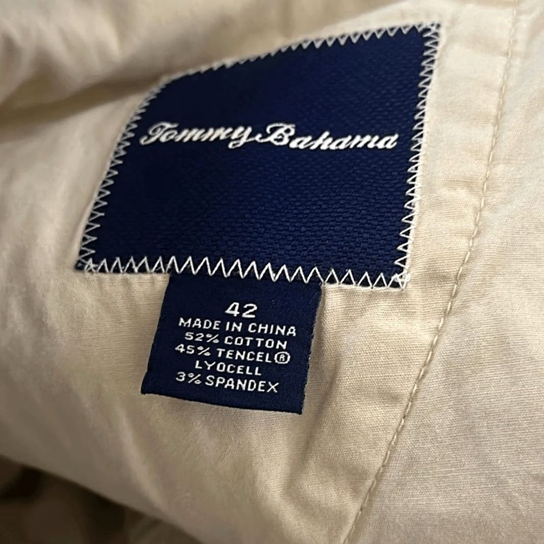 Tommy Bahama Tommy Bahama Relax Mens Pale Yellow Bermuda Shorts Size 42 Size US 42 / EU 58 - 6 Thumbnail