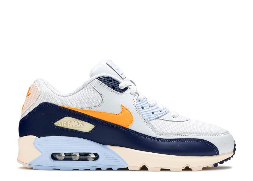 Nike Nike Air Max 90 Pure Platinum Blue Void Size US 9.5 / EU 42-43 - 24 Thumbnail