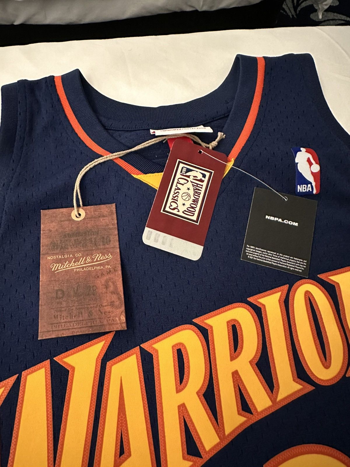 Mitchell & Ness × NBA NEW Stephen Curry 2009-2010 Golden State Warriors Large Size US L / EU 52-54 / 3 - 4 Thumbnail