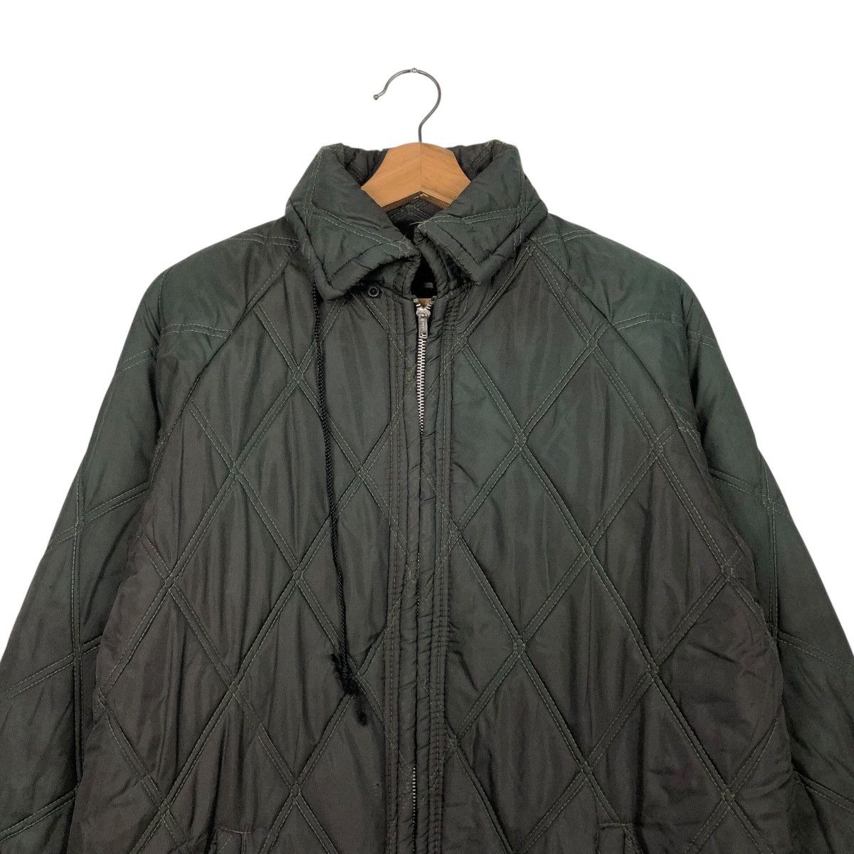 Japanese Brand × Vintage 📌Vintage Racing Bike Jacket Quilted Thunderbird Issey Miyake Size US L / EU 52-54 / 3 - 4 Thumbnail