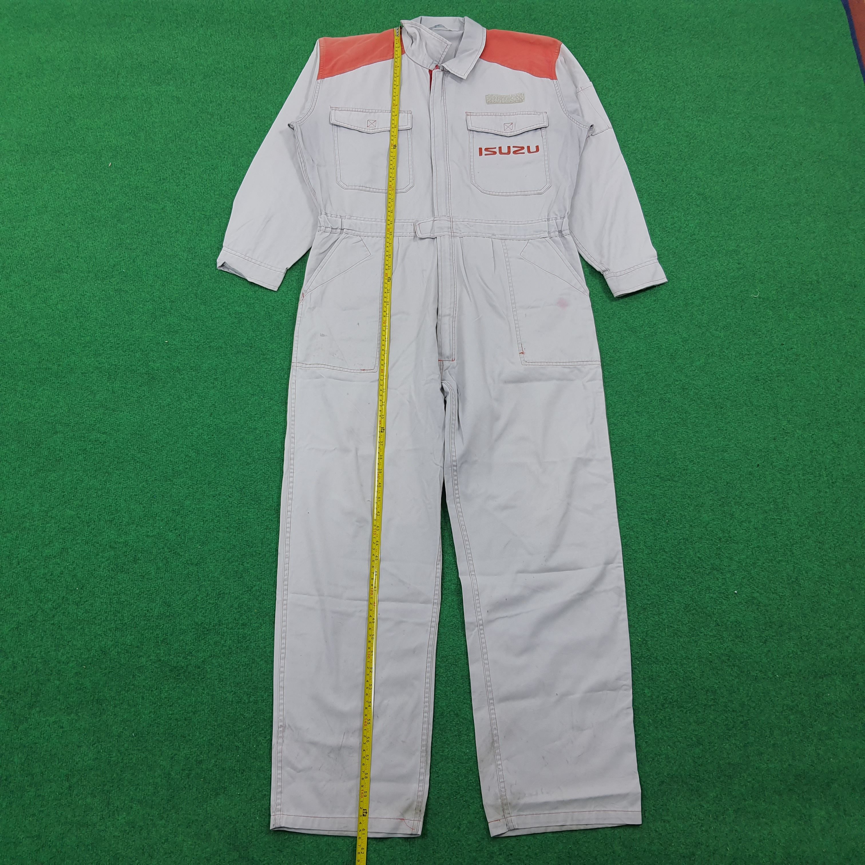 Japanese Brand × Vintage Vintage ISUZU Motorsports Japan Brand Racing Coverall Size US L / EU 52-54 / 3 - 4 Thumbnail