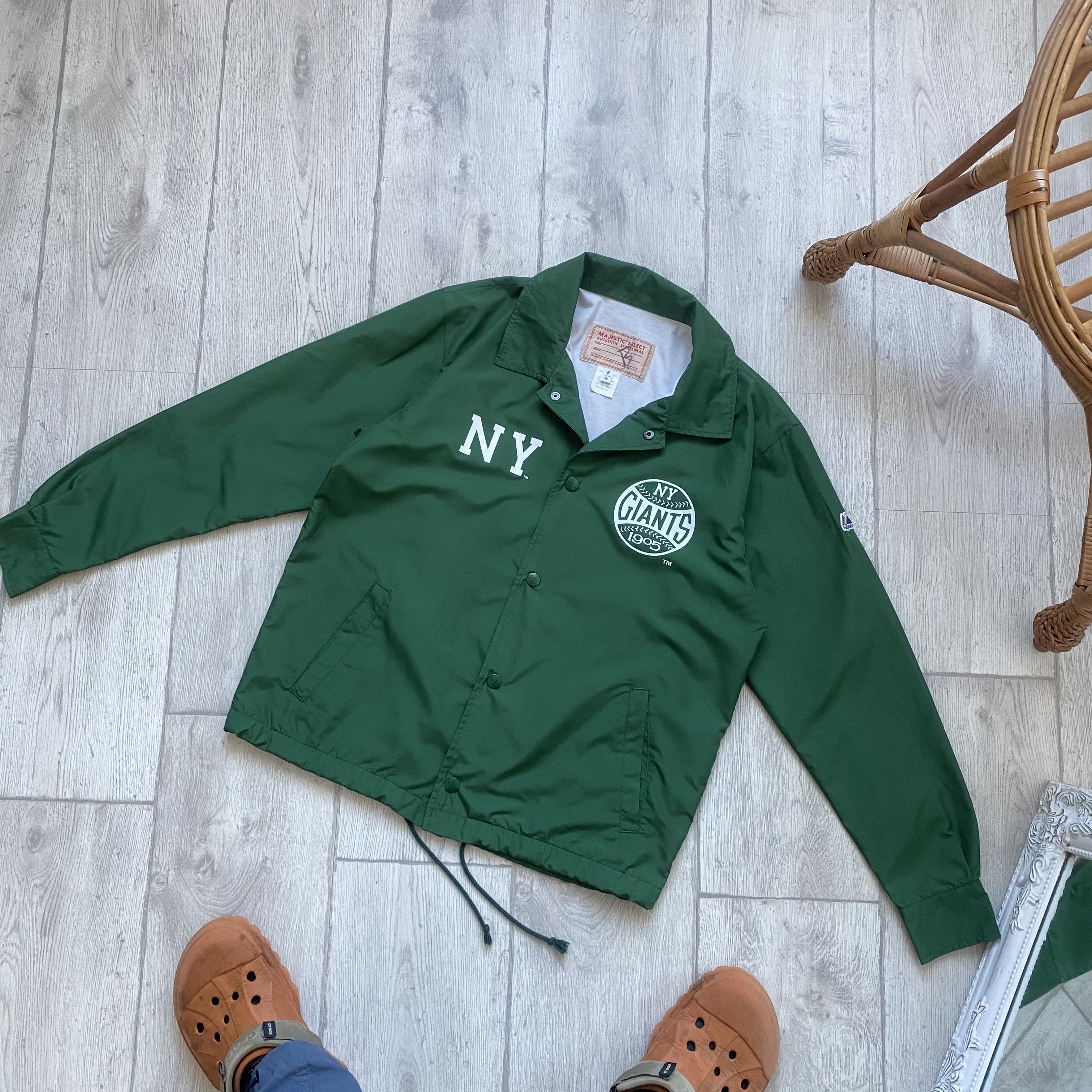 Majestic ⚾️ NFL Majestic New York Giants Windbreaker Coach Jacket Size US XS / EU 42 / 0 - 6 Thumbnail