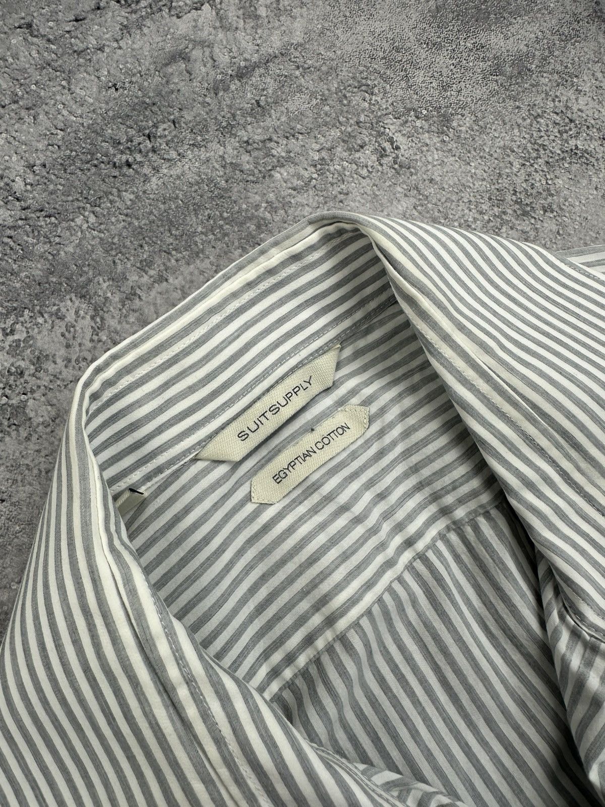 Suitsupply Luxury Suitsupply Shirt Button Up Slim Fit Striped Old Money Size US M / EU 48-50 / 2 - 5 Thumbnail