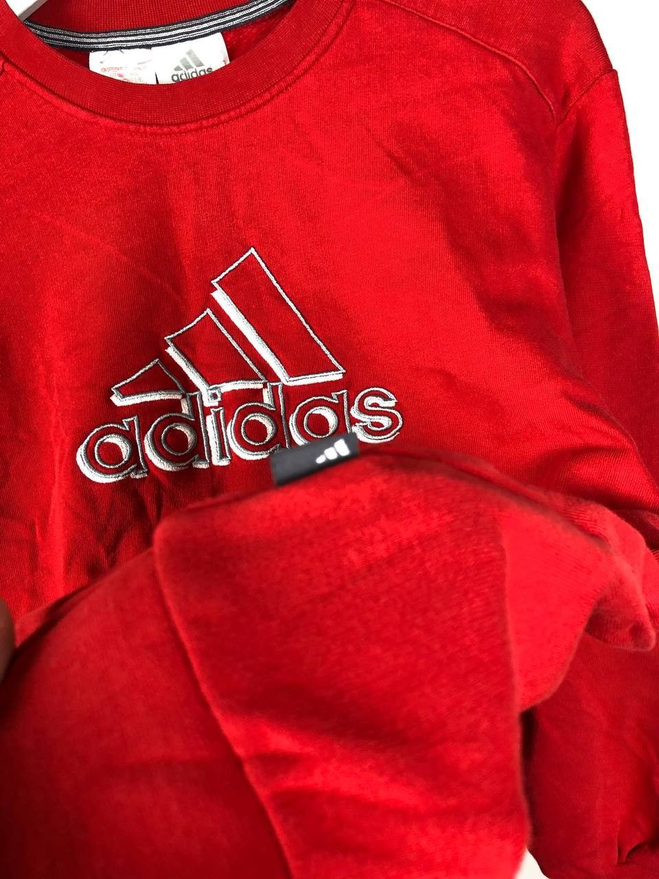 Adidas Adidas Sweatshirt Crewneck Vintage Center Logo size L Size US L / EU 52-54 / 3 - 8 Thumbnail