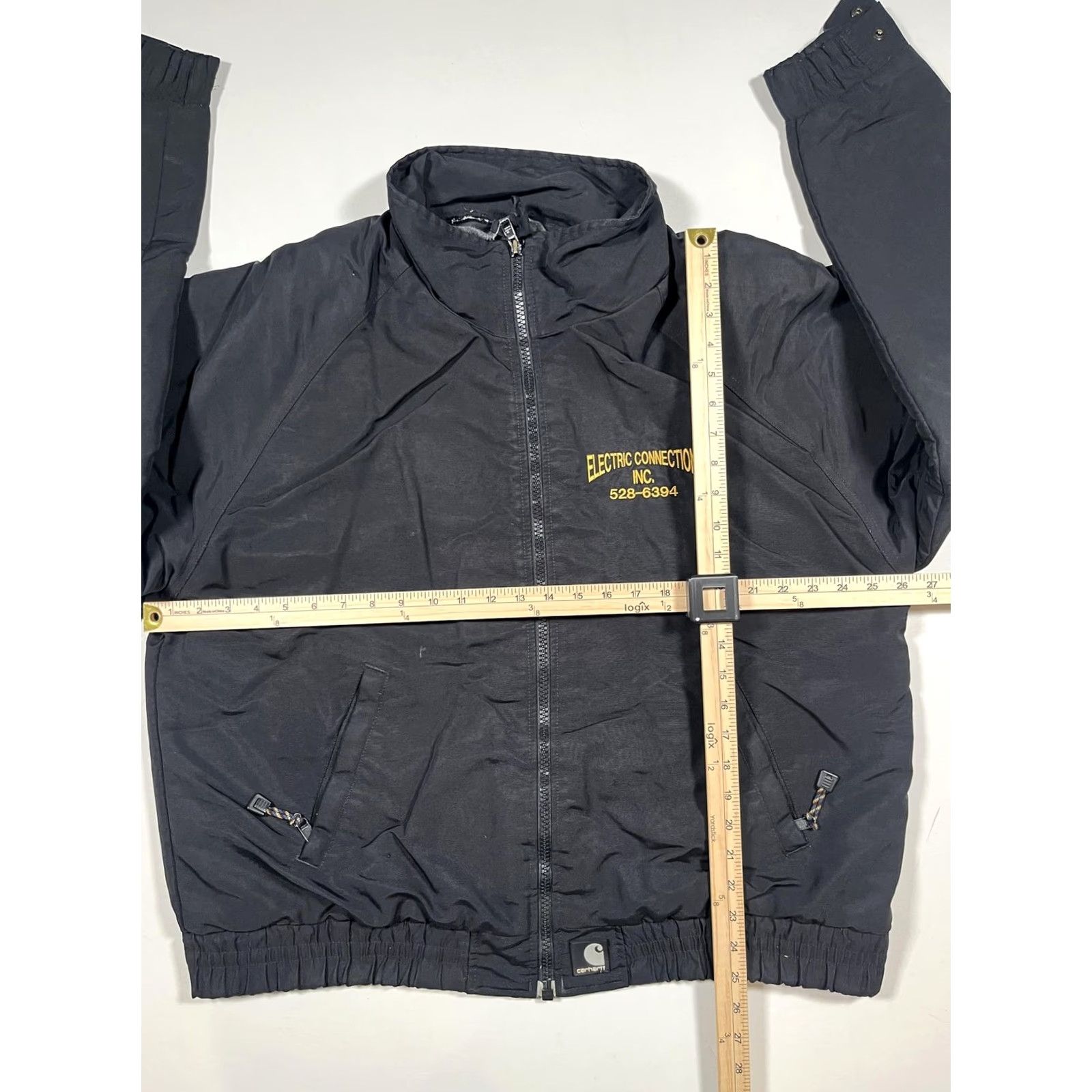 Carhartt Carhartt Jacket Mens Black Nylon Bomber Coat Electric Connection Workwear Read XL Size US XL / EU 56 / 4 - 6 Thumbnail