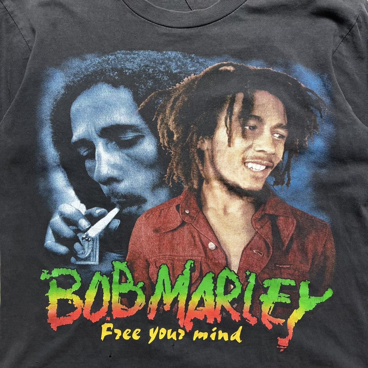 Band Tees × Bob Marley Bob Marley Free Your Mind T-shirt Size US M / EU 48-50 / 2 - 3 Thumbnail