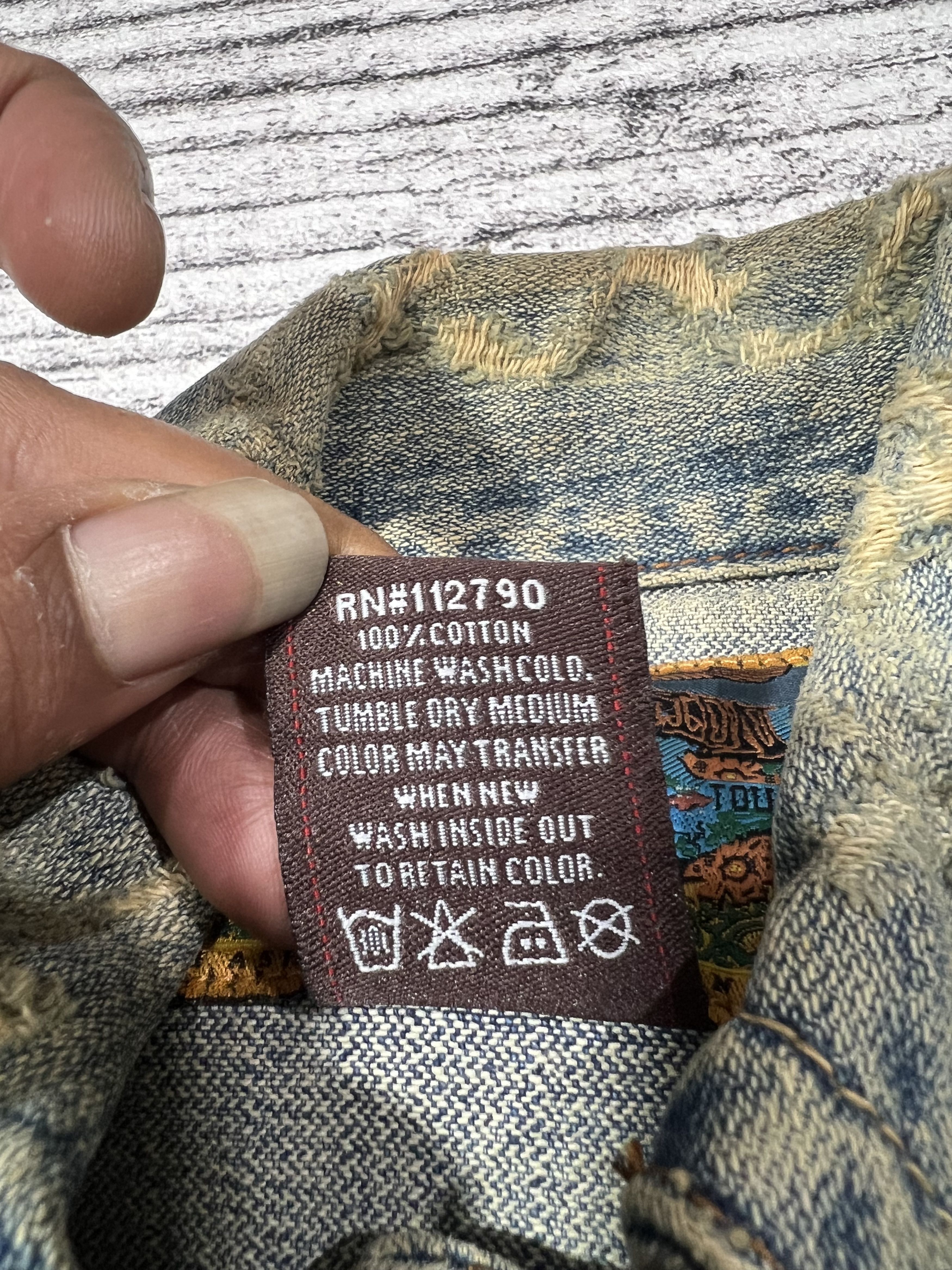 Japanese Brand 2000s Archival True Religion Distress Ripped y2k Lgb Ifsix Size US S / EU 44-46 / 1 - 5 Thumbnail