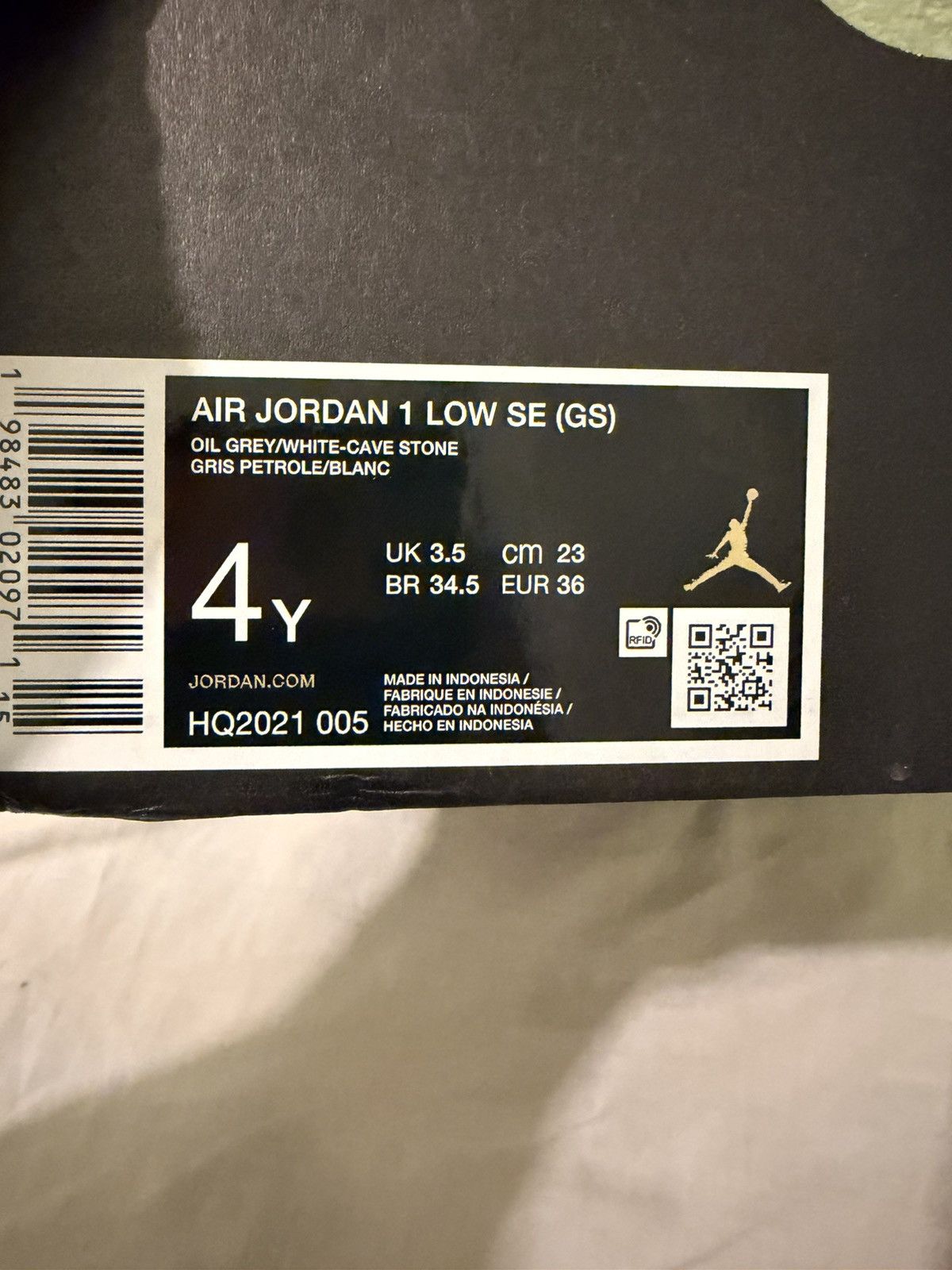 Jordan Brand Jordan 1 Low SE Tokyo Bio Hack GS US4Brand New Free Shipping Size US 4 / IT 34 - 6 Thumbnail
