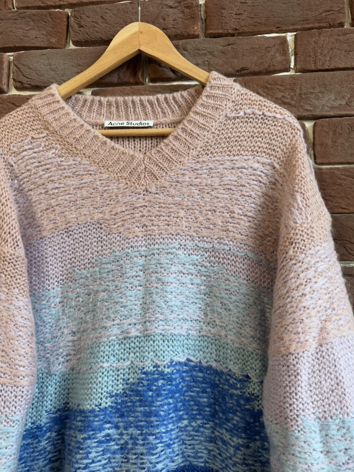 Acne Studios Acne Studios Designer Mohair Knit Sweater Blue Pink Grail Size US M / EU 48-50 / 2 - 6 Thumbnail
